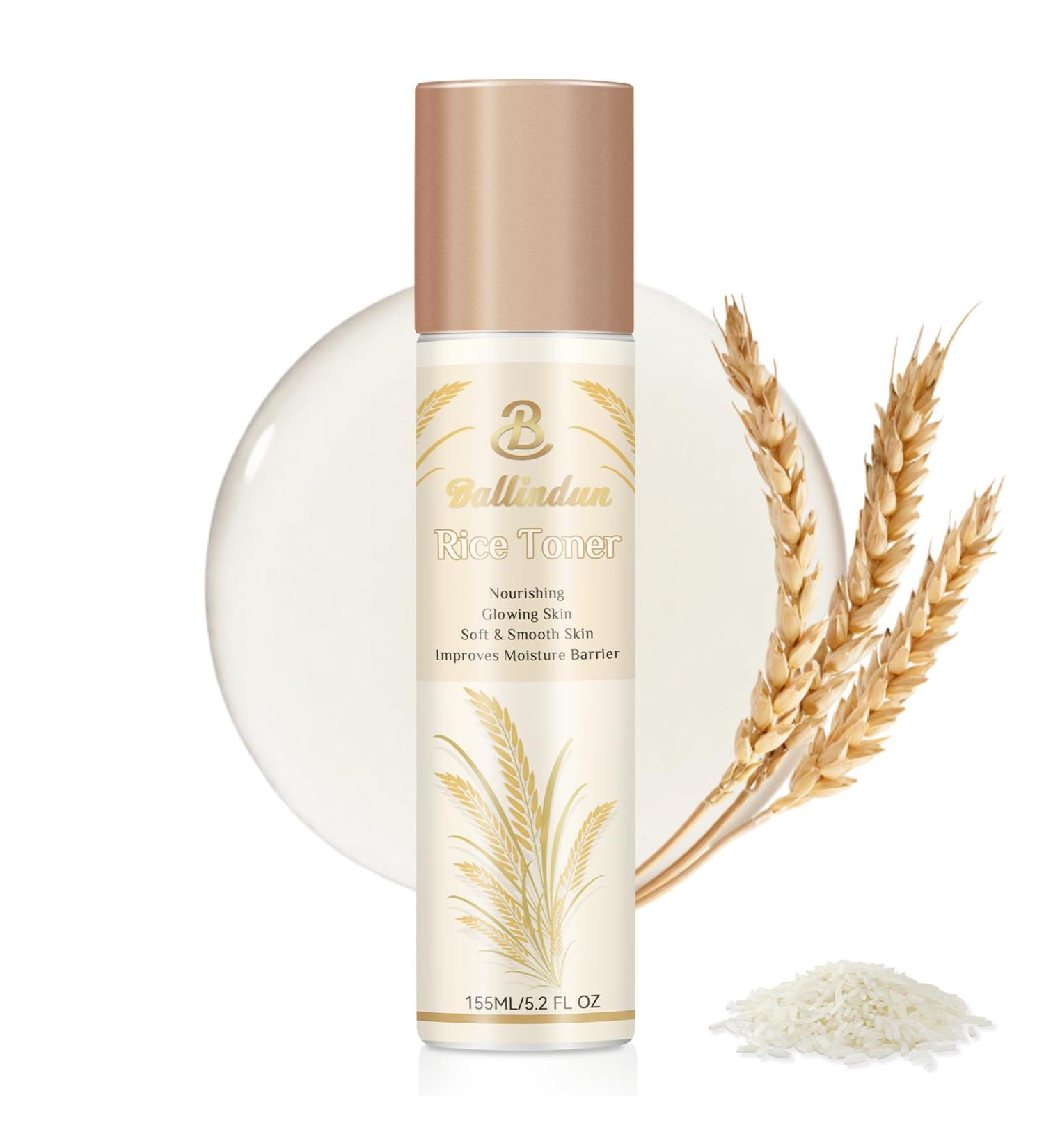 Rice Water Face Toner 155ML - Refreshing & Nourishing Skincare for Women | Hydrating Daily Facial Toner - Buy Online on GoSupps.com