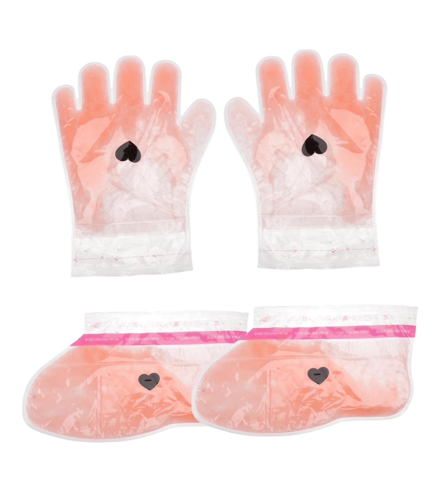 minkissy 2 Pairs Wax Gloves Hand Feet Wax Cover Wax Bath Hand Mitts Plastic Paraffin Socks Wax Treatment Hand Gloves Grooming Gloves Foot Care Supplies Liner Bag Keep Warm Pe Bag - Buy Online on GoSupps.com
