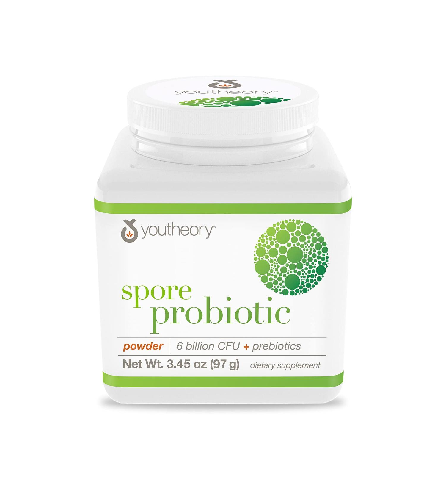 Youtheory Spore Probiotic Powder - Advanced 3.45 oz | No Refrigeration Needed - Buy Online on GoSupps.com
