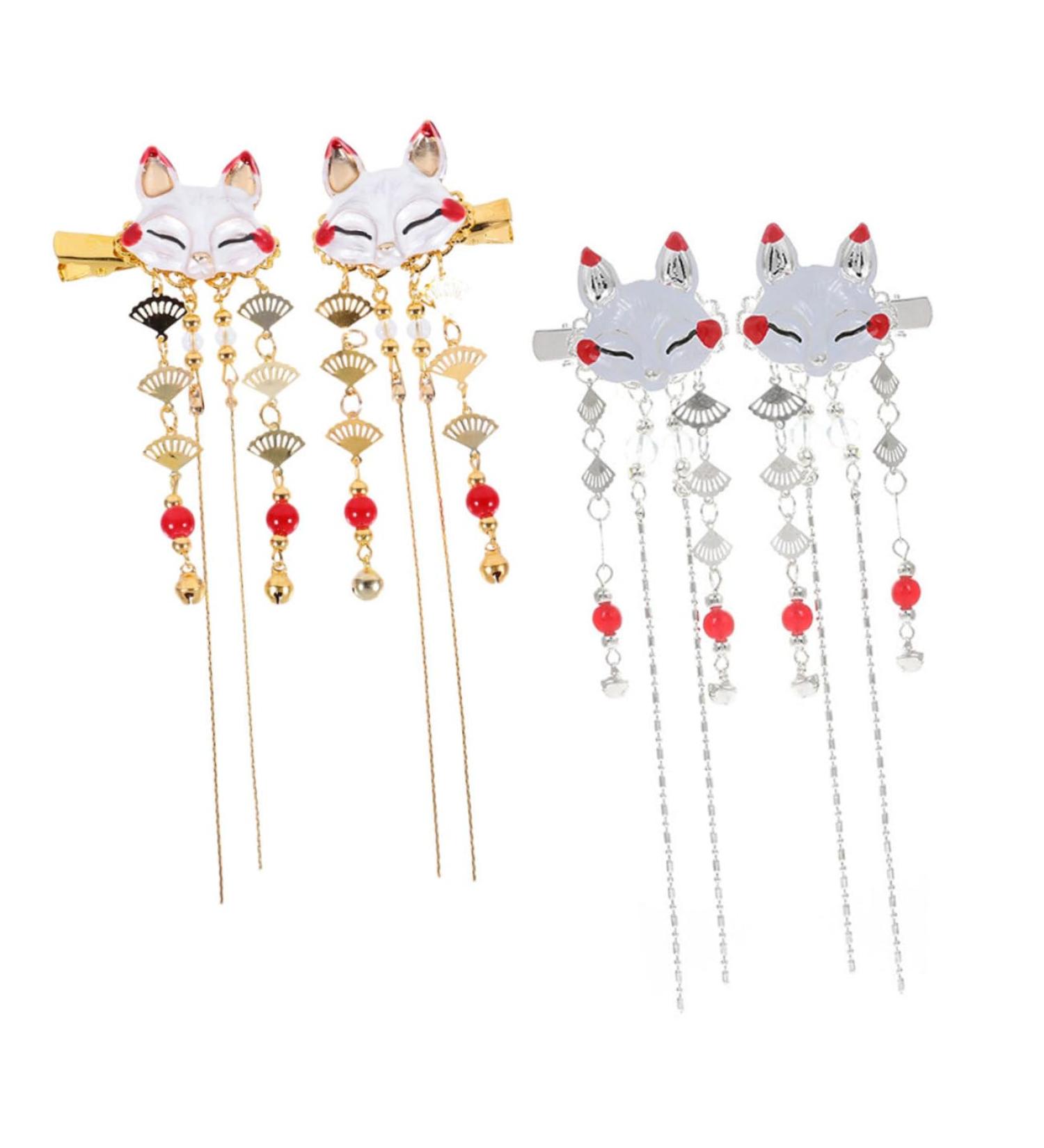 COHEALI 2 pairs hair jewelry rite ball goen party hair clips for girls hair styling accessories girls hair accessory flower girl the bell walk headgear women's hair accessories alloy - Buy Online on GoSupps.com