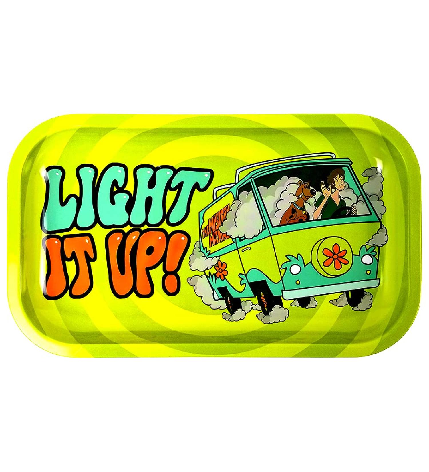 Smoke Cargo Medium Metal Rolling Tray - 7 x 11 (Scooby) Astronaut Design - Buy Online on GoSupps.com