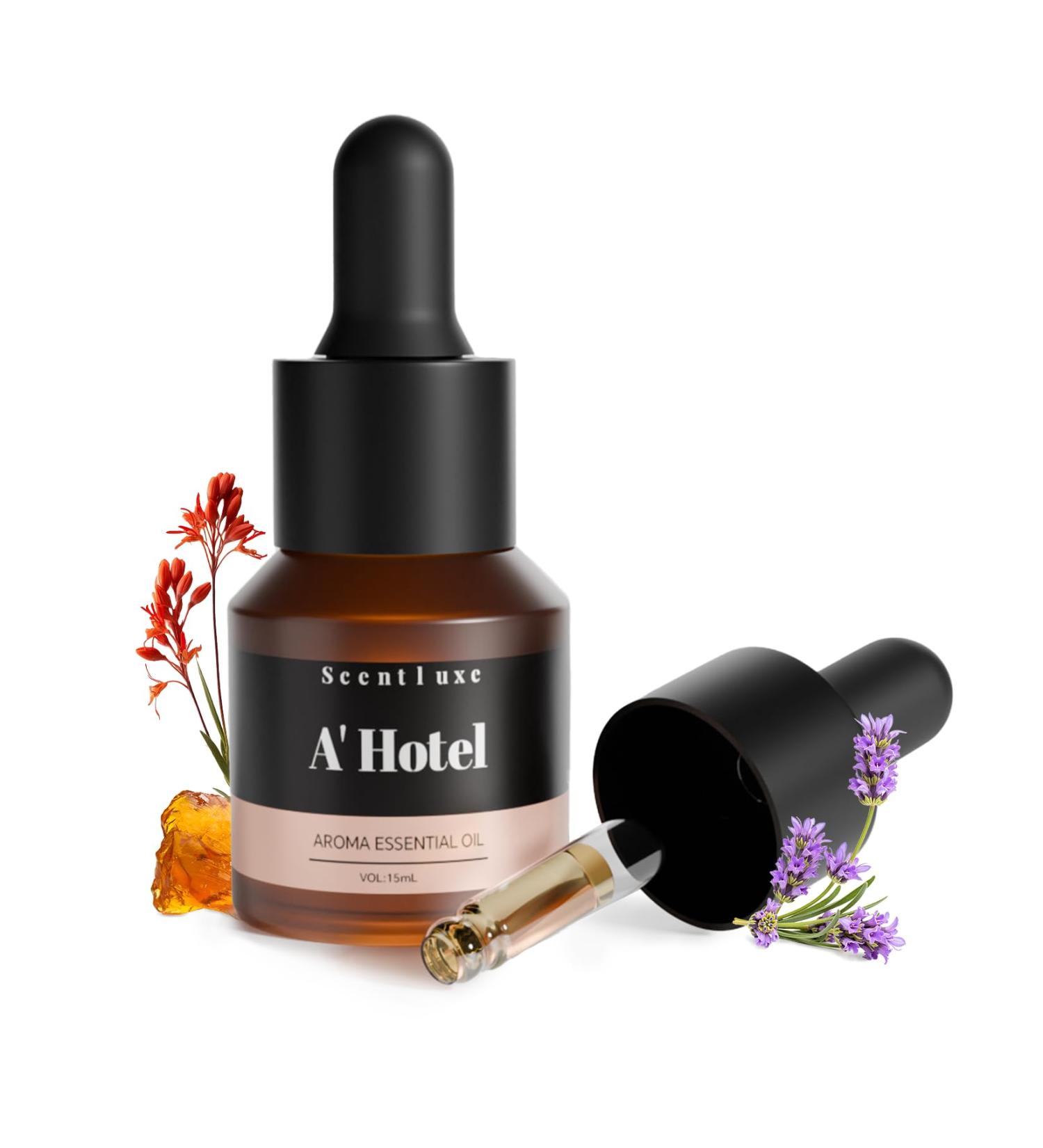 Scentluxe A 'Hotel Scent Aroma Diffuser Oil - Inspired by Atlantis Hotel for Home Premium Fragrance Oil for Ultrasonic and Waterless Diffusers and Crafting - 15 mL Glass Bottle with Dropper - Buy Online on GoSupps.com