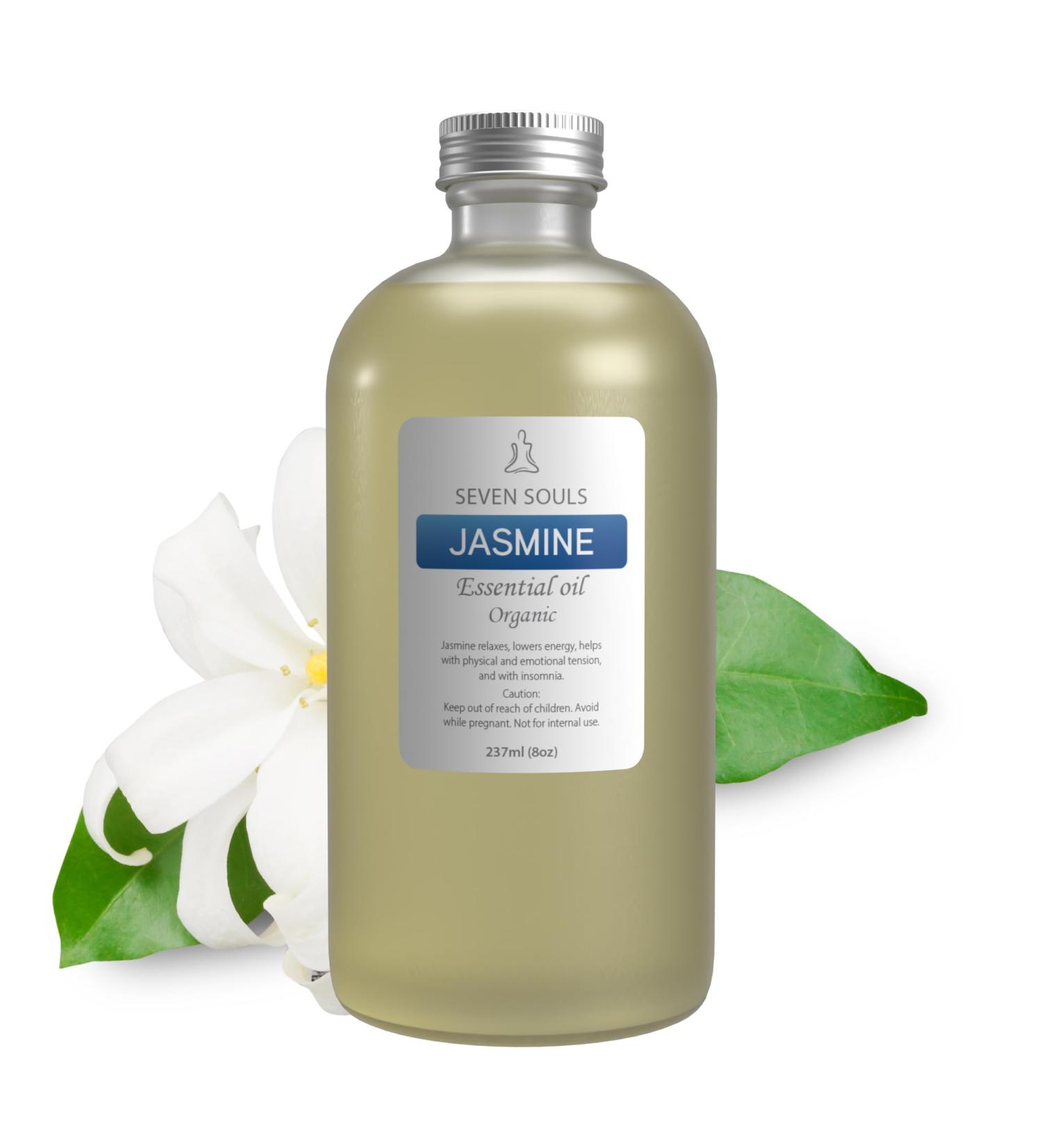 Jasmine Organic Essential Oil (8 Oz Jasmin)