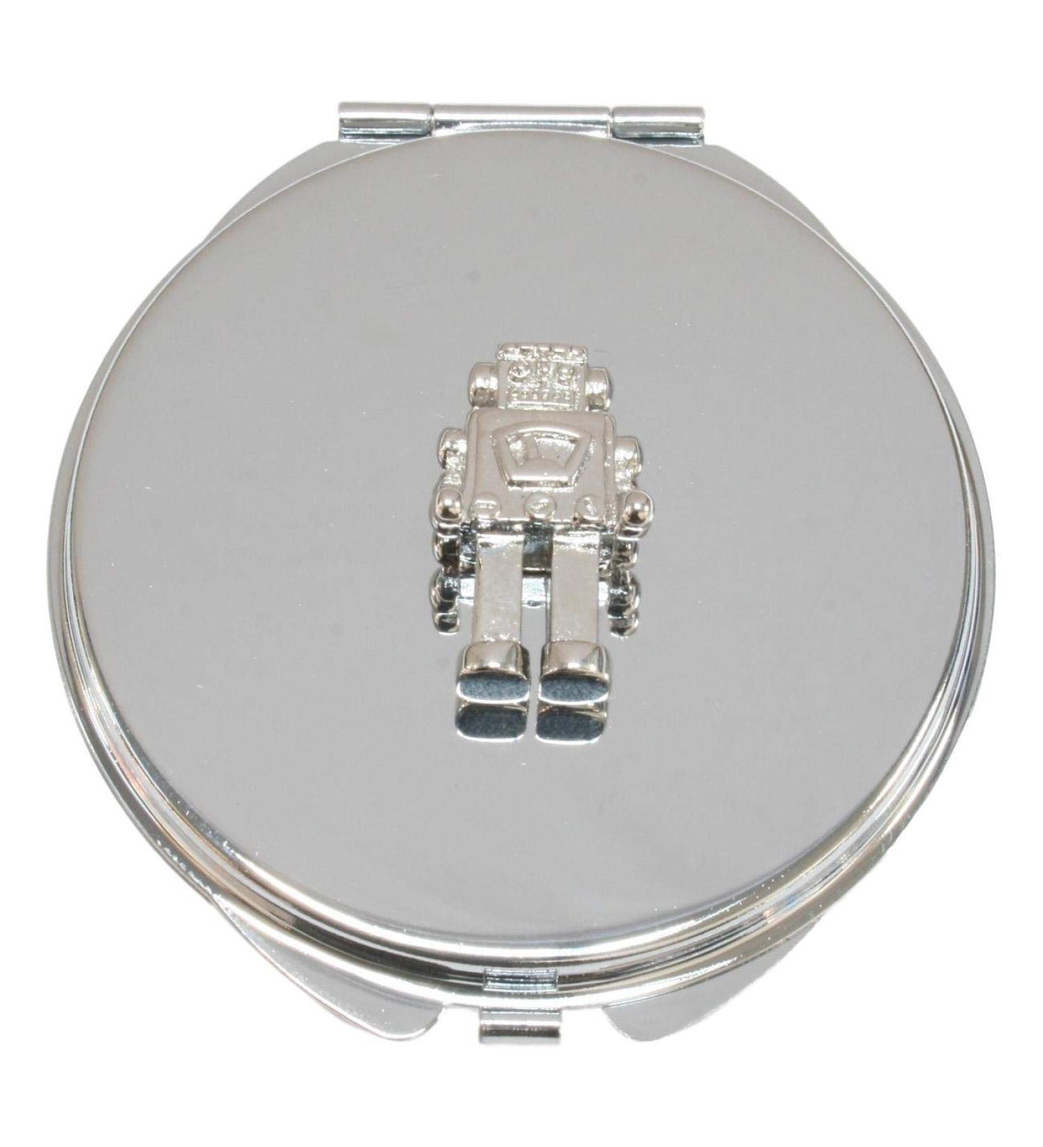 Robot Compact Mirror Handbag Gift With Free Engraving 422 - Buy Online on GoSupps.com