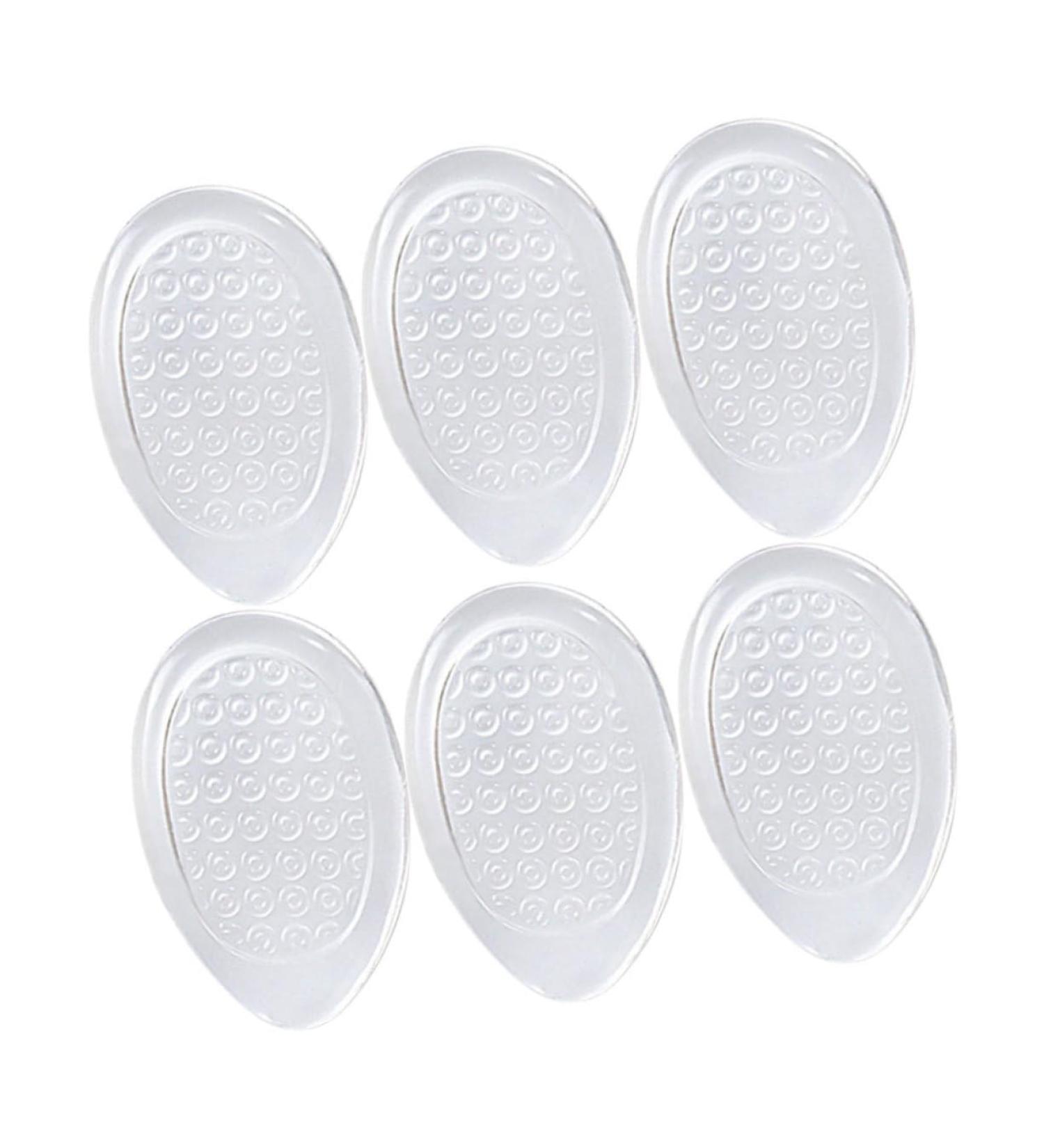 3 Pairs Gel Heel Cushions for Plantar Pain Relief - High Heel Pads & Crystal Second Half Pad for Ultimate Comfort - Buy Online on GoSupps.com