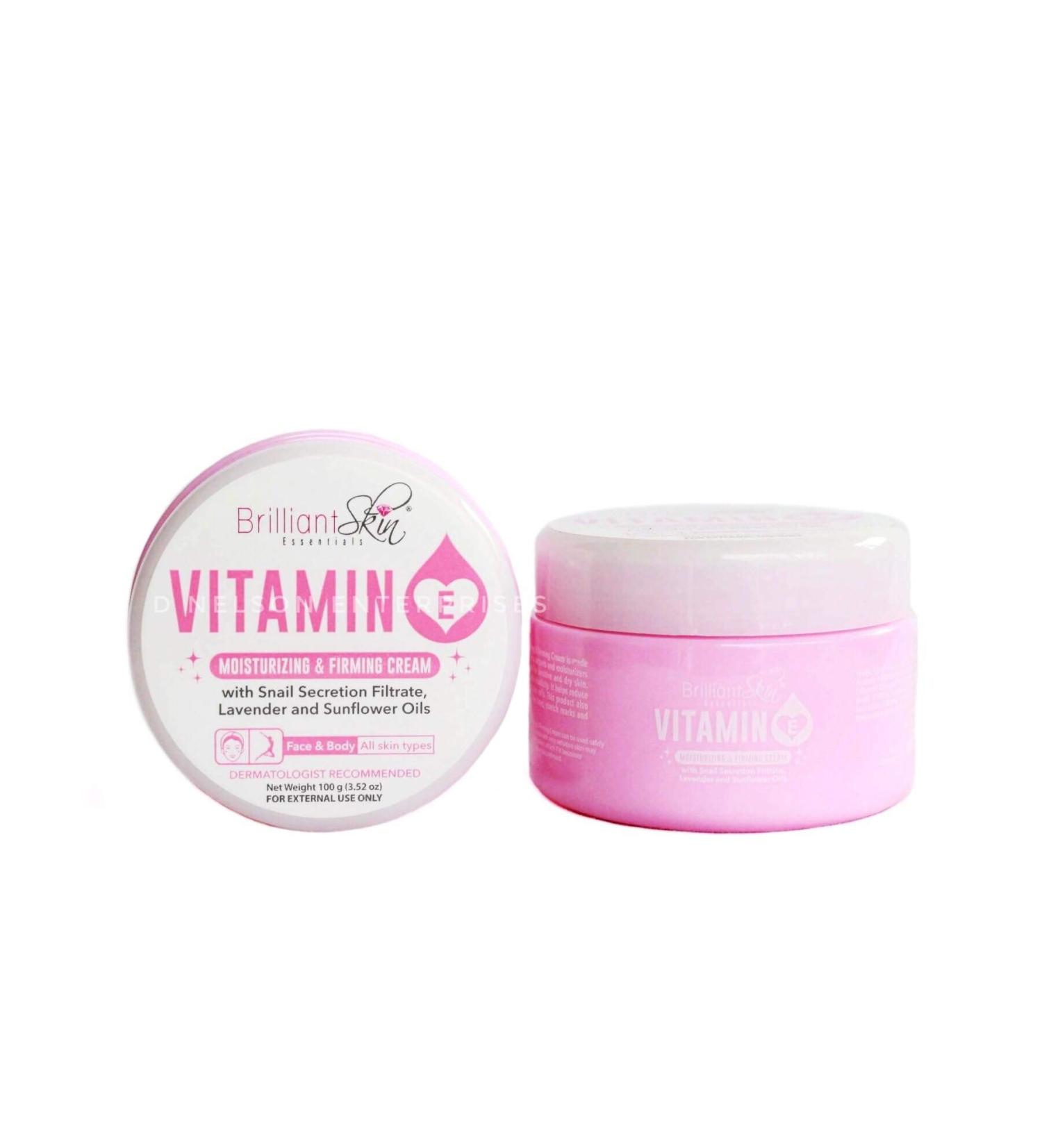Vitamin E Cream - Moisturizing & Firming for Face & Body | 100g | International Shipping - Buy Online on GoSupps.com