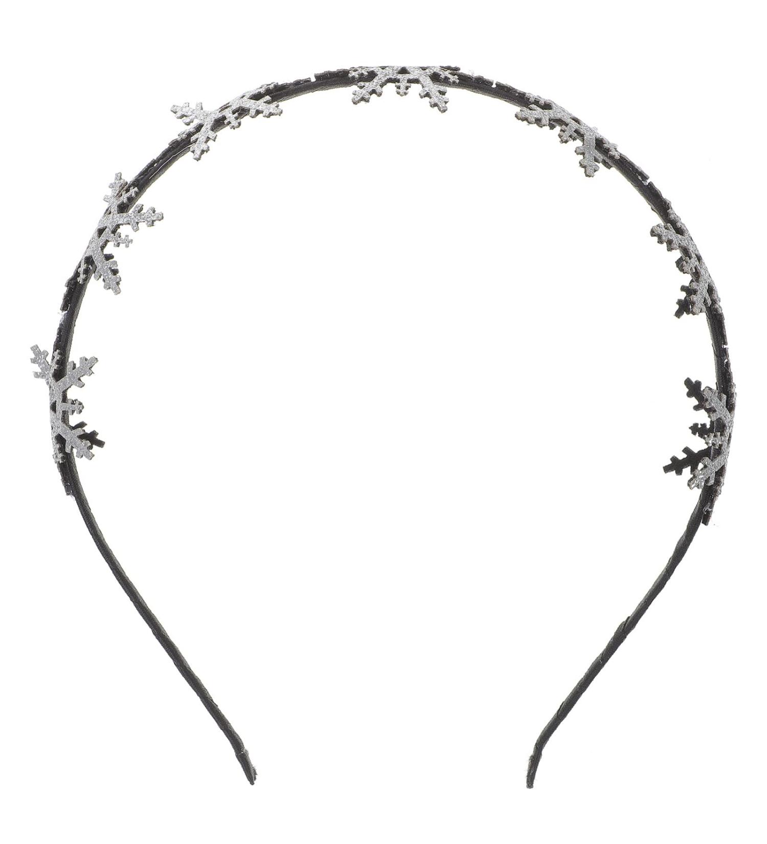 Frcolor Silver Christmas Snowflake Headband - Adorable Glitter Hair Bands for Kids & Girls | Party Favors & Supplies - Buy Online on GoSupps.com