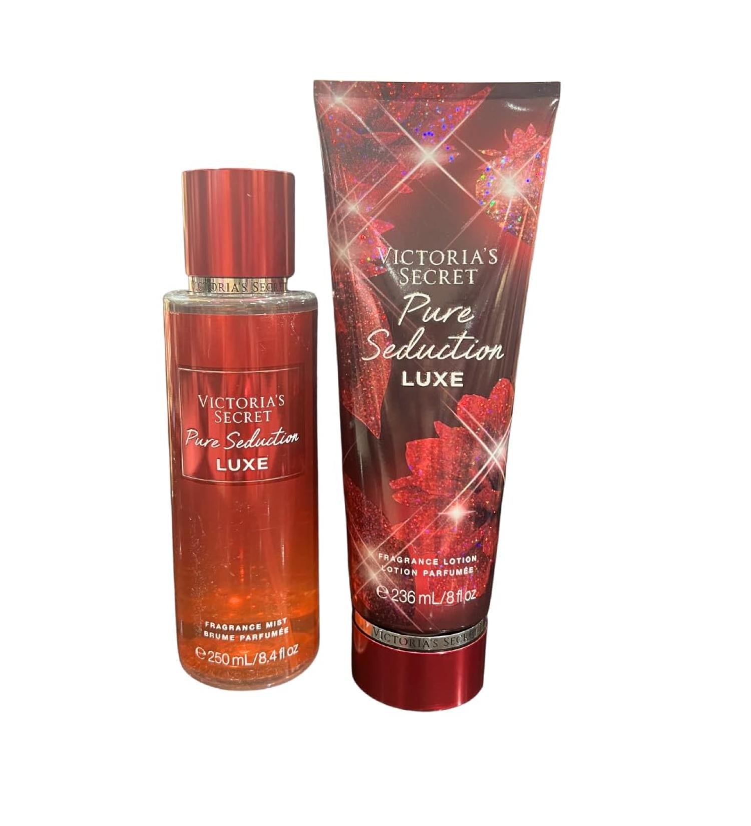 Buy Victoria's Secret Pure Seduction Luxe Fragrance Mist 8.4 oz & Lotion 8 oz - International Shipping - Buy Online on GoSupps.com
