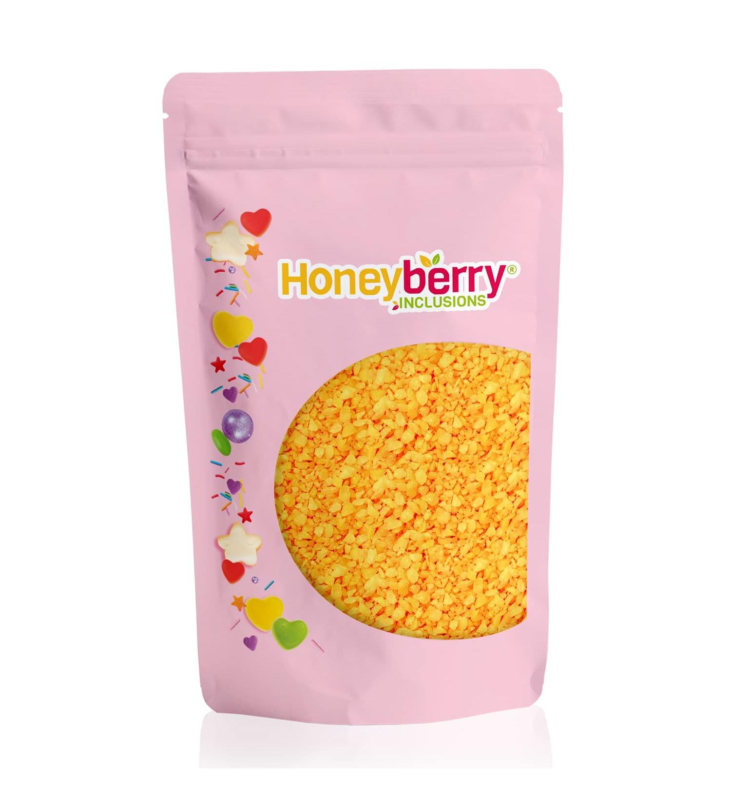 Yellow Popping Candy 100g - Cocoa Butter Coated Unflavoured Natural Yellow Coloured Popping Candy for Baking Cake Decoration Yellow Coated 100 g (Pack of 1) - Buy Online on GoSupps.com