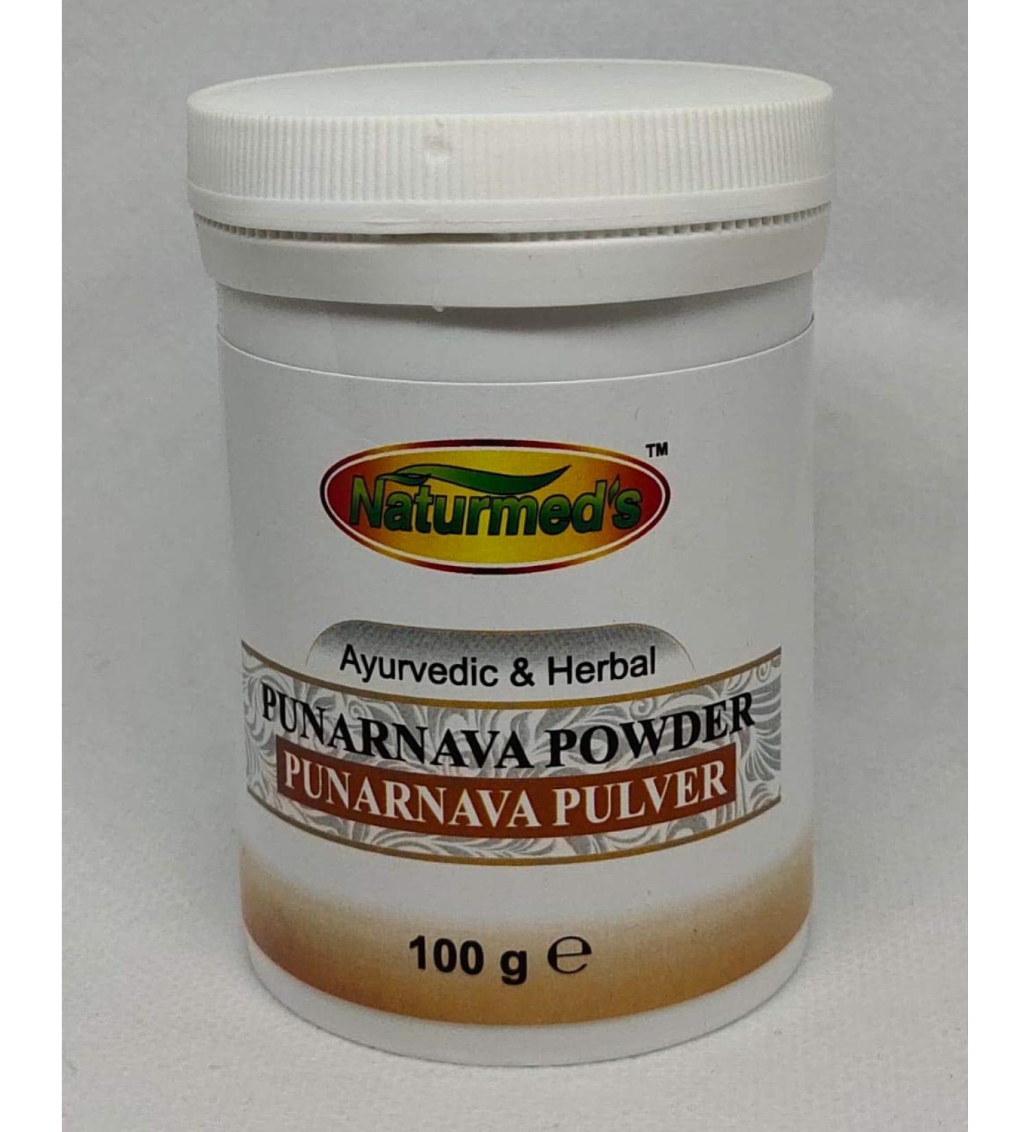 Natural medicines Punarnava Powder 100g Naturmeds Shiva Shop Berlin - Buy Online on GoSupps.com