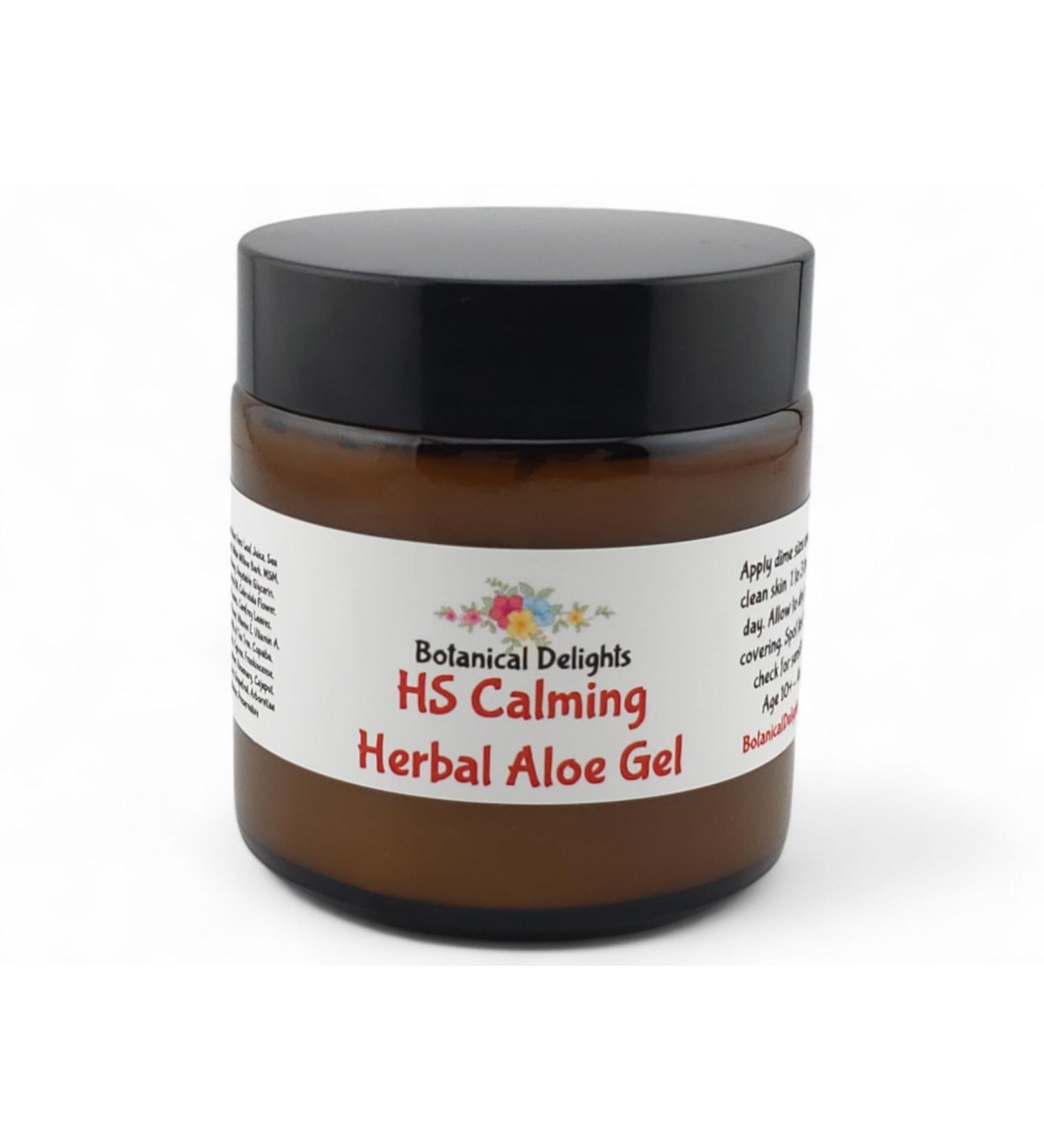 HS Calming Herbal Aloe Gel - Designed specifically to soothe Hidradenitis Suppurativa flare-ups - flare prevention and soothing relief - Buy Online on GoSupps.com