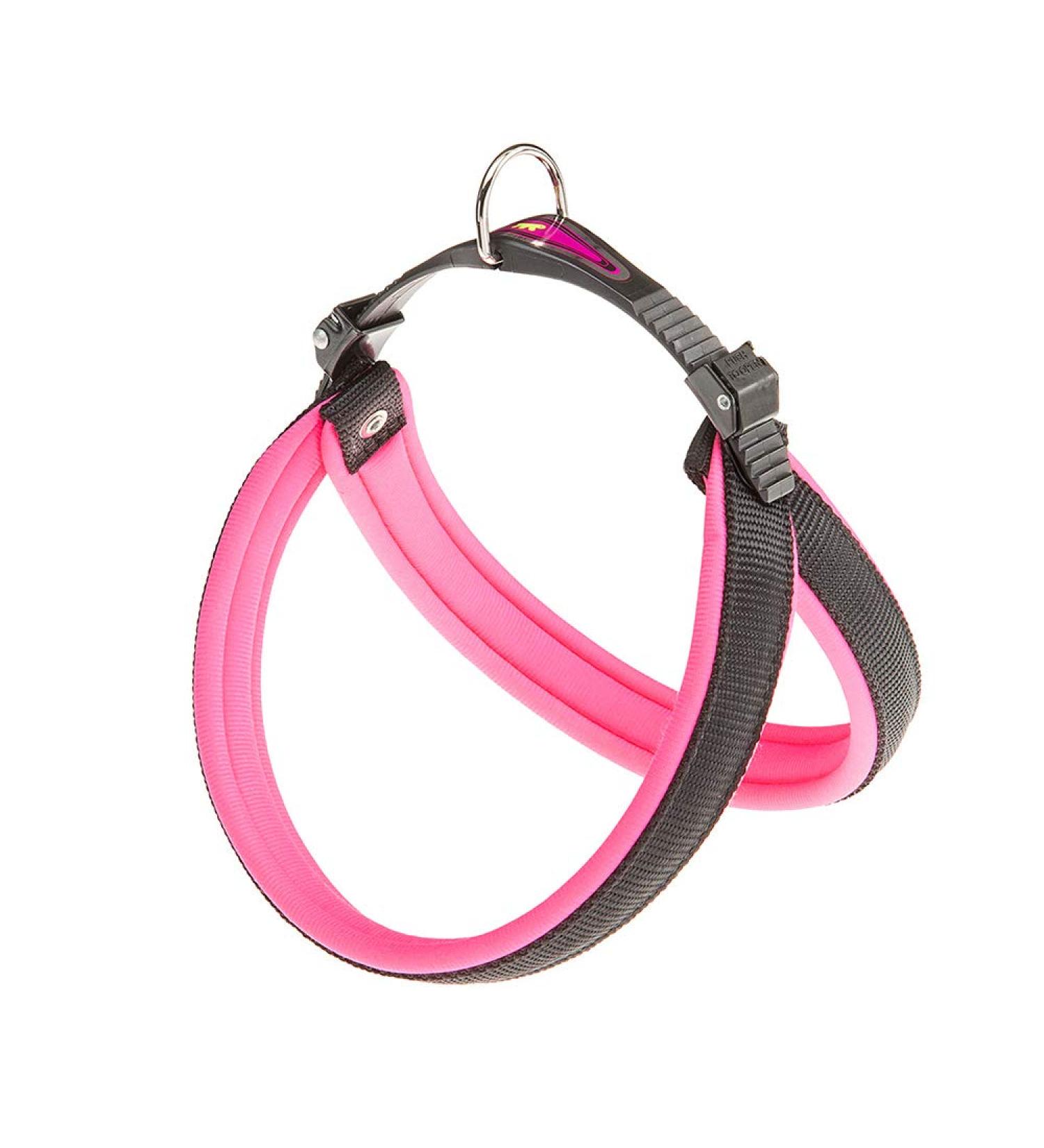 Buy Ferplast Agila Fluo 3 Ergonomic Dog Harness - Perfect Fit Soft Upholstery 37-57 cm Pink | International Shipping Available - Buy Online on GoSupps.com