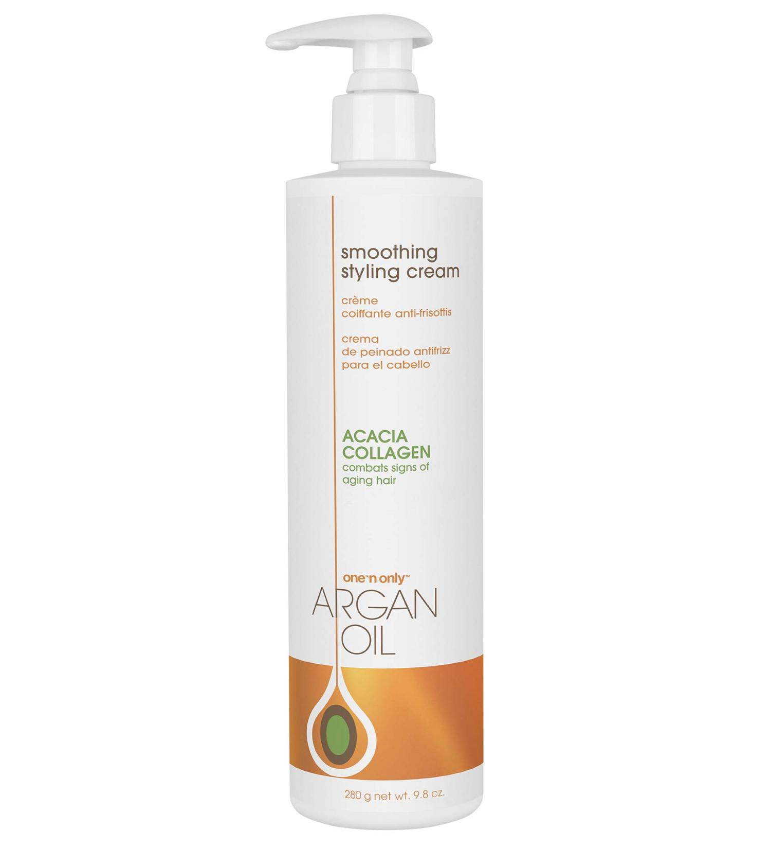 One 'n Only Argan Oil Smoothing Styling Cream - Color Protectant | Frizz Eliminator | Hydrating Formula - 9.8 oz - Buy Online on GoSupps.com