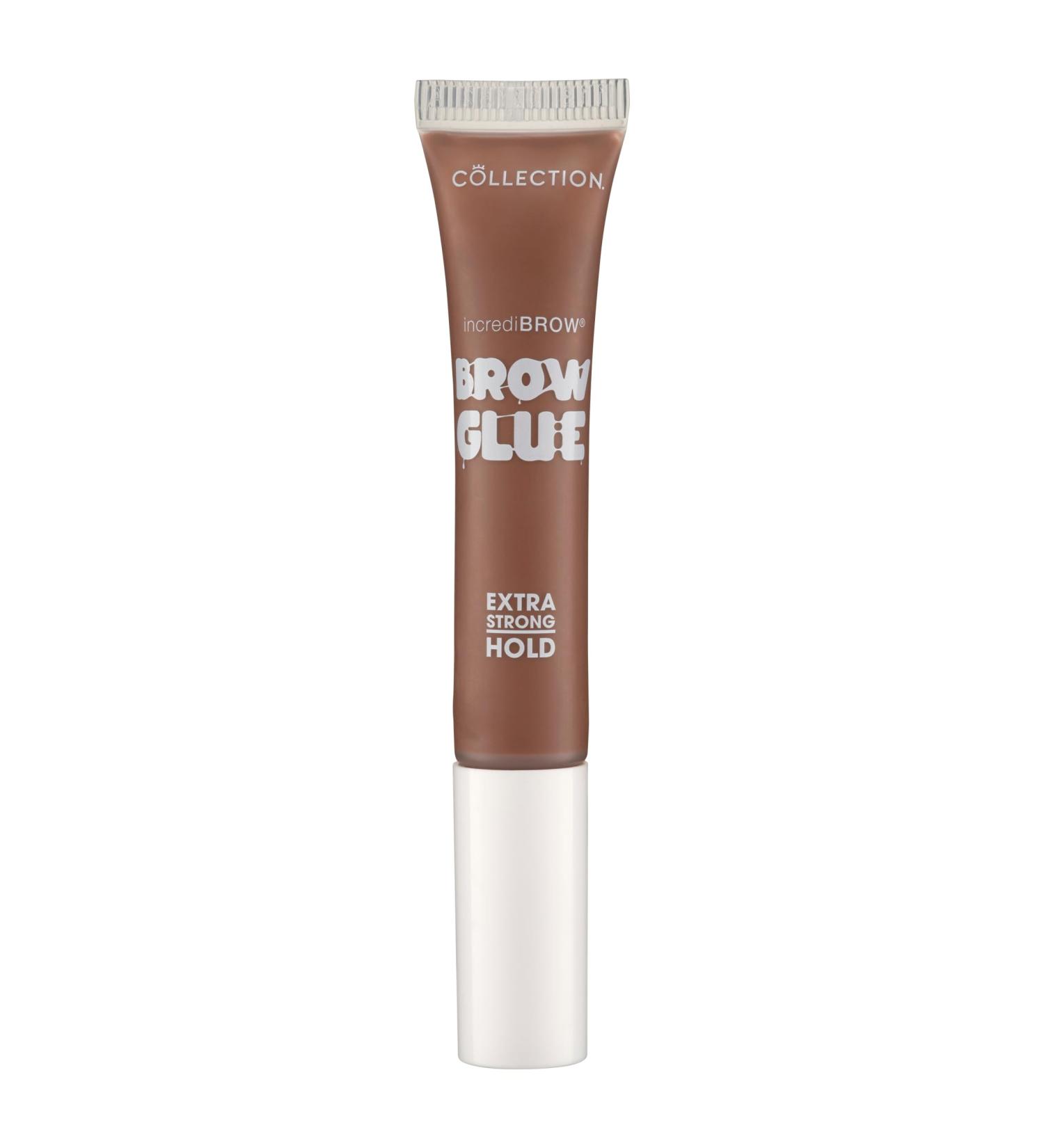 IncrediBROW Cosmetics Collection Eyebrow Glue extra strong hold lasts up to 16 hours 6 ml brown - Buy Online on GoSupps.com
