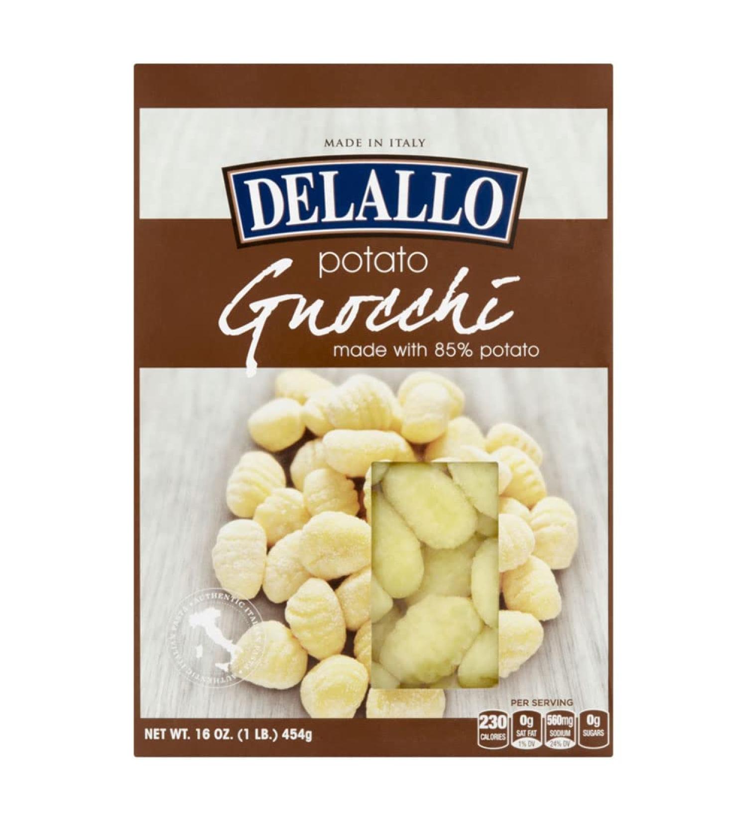 DeLallo Traditional Italian Potato Gnocchi 1lb - Authentic Italian Pasta - Buy Online on GoSupps.com