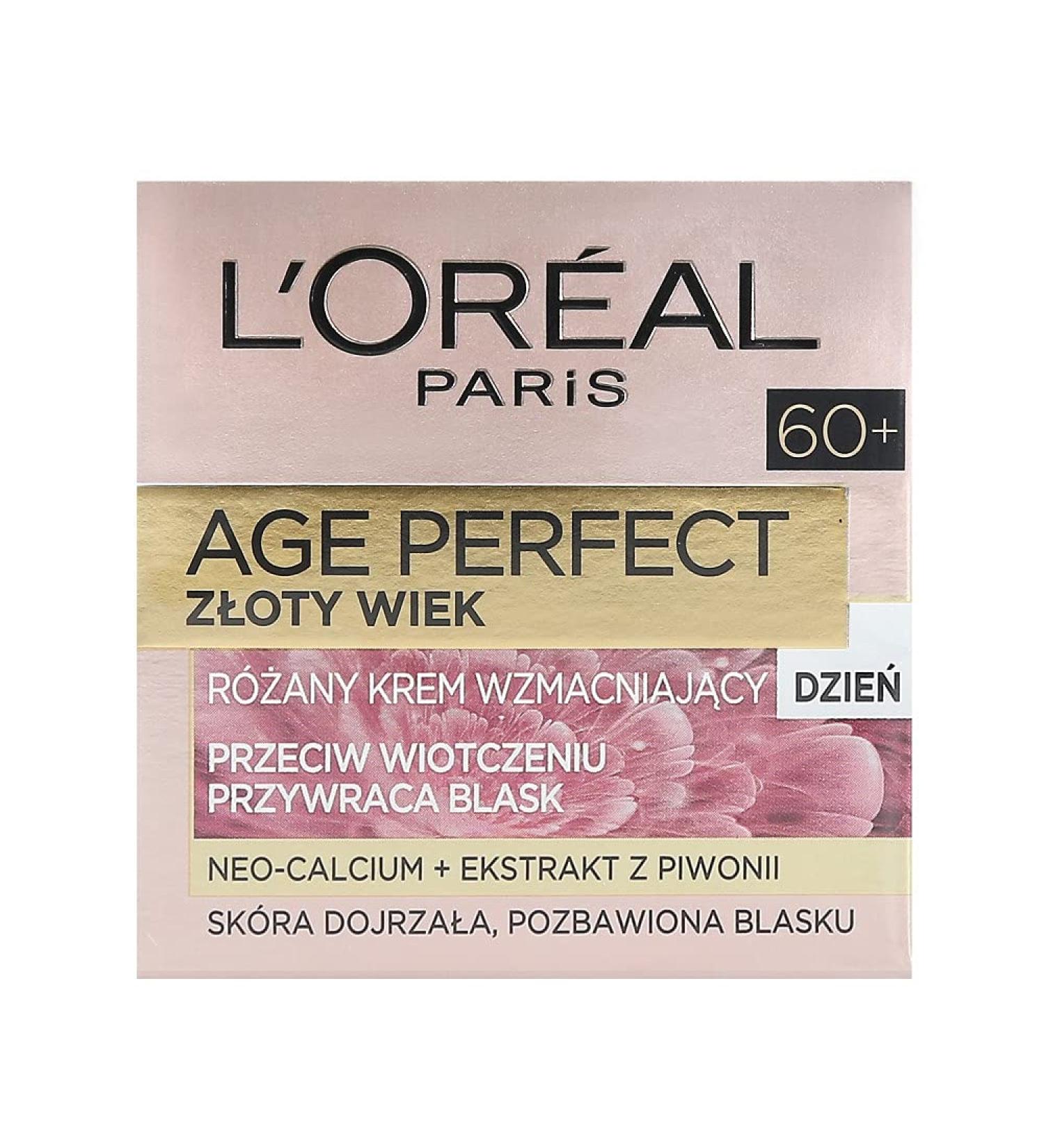L'Oréal Paris Age Perfect Golden Age, Fortifying Day Cream, Rose, 60+, 50 ml