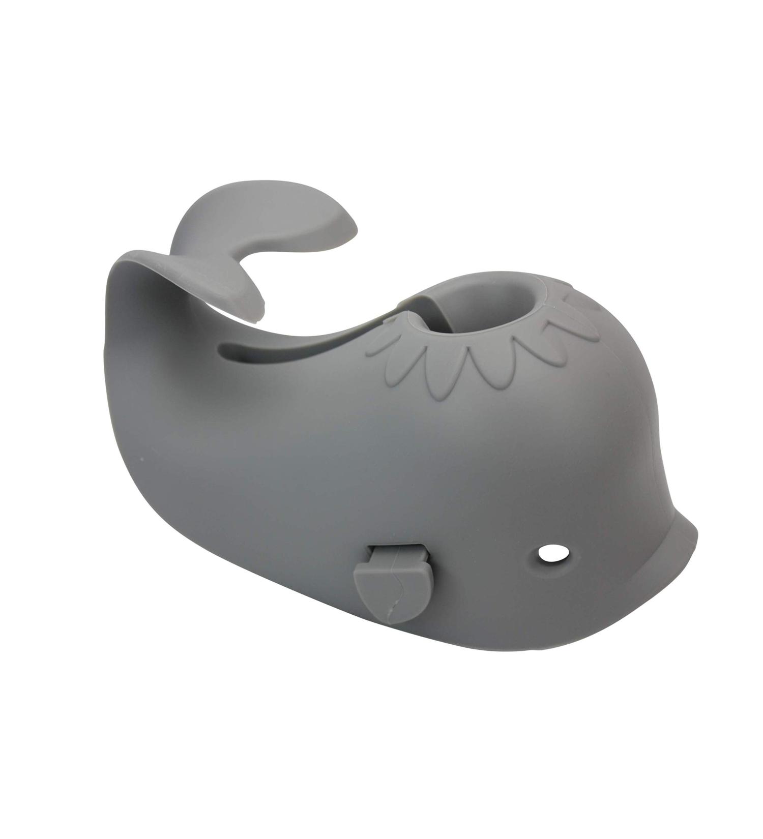 Whale Bath Spout Cover - Cute Baby Faucet Protector for Safe and Fun Baths - Grey (1 Pack) - Buy Online on GoSupps.com