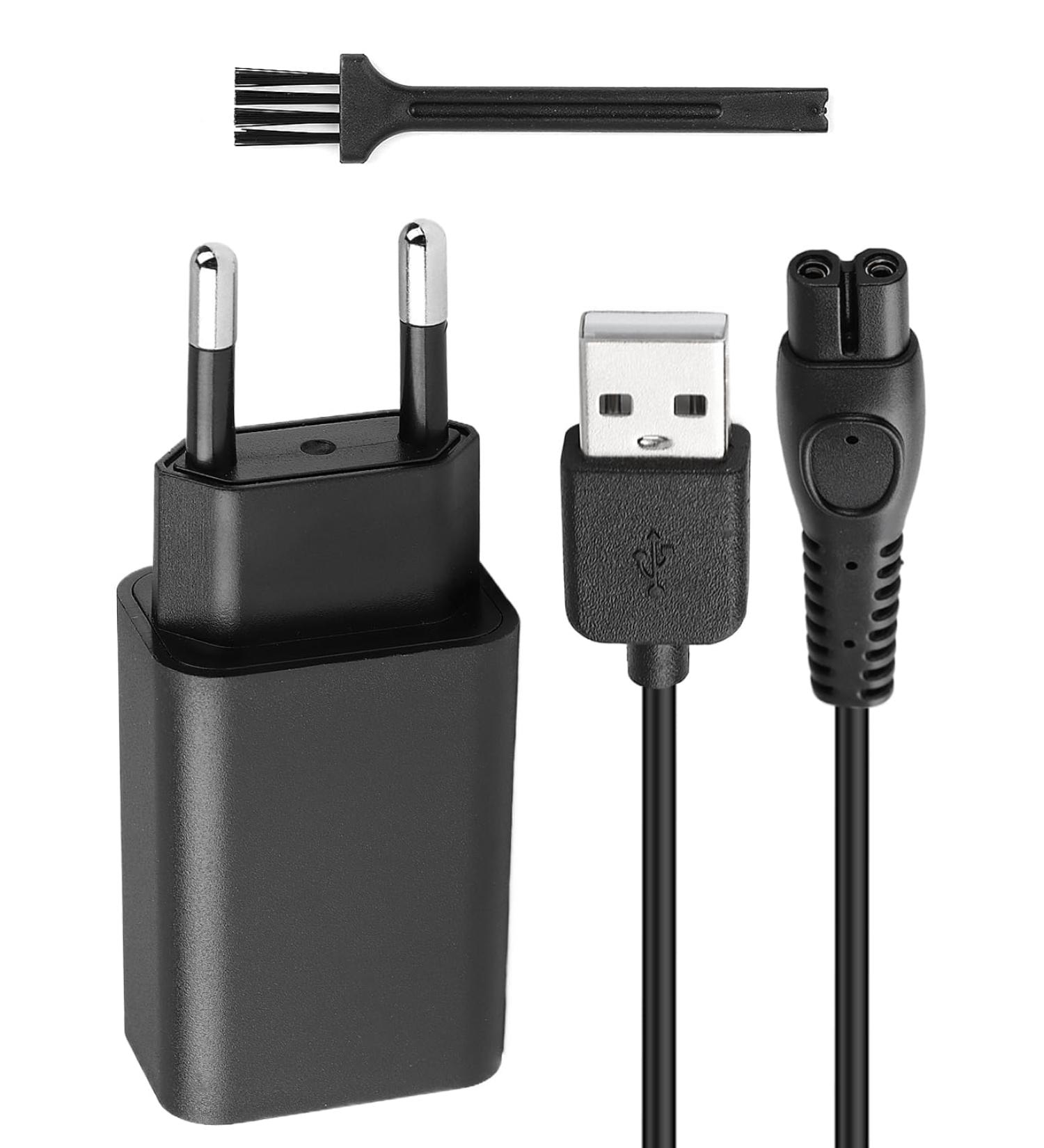 Chargeur 5V pour Rasoir Philips Norelco OneBlade QP2724 QP2734 QP2824 QP2834 QP4530 MG7910 MG9510 Adaptateur USB 1m C ble Compatible pour Rasoirs lectriques - Buy Online on GoSupps.com