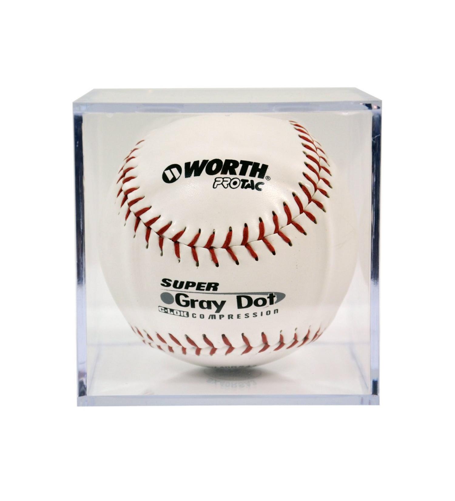 SAFTGARD SUPPLIES Softball Square Display Case Cube Holder