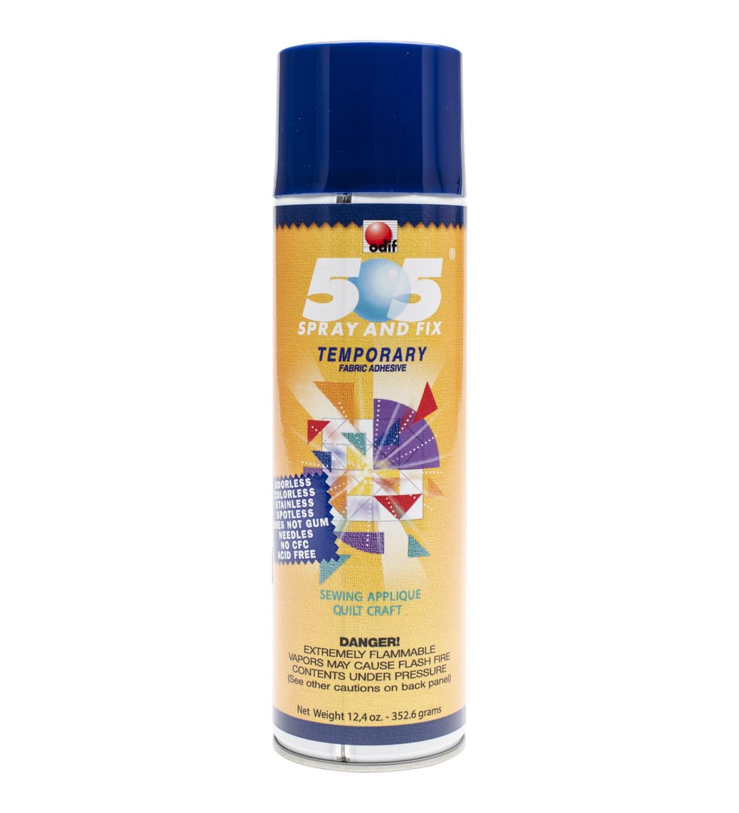 Odif Usa 505 Spray and Fix Temporary Fabric Adhesive, 12.40oz Original Version