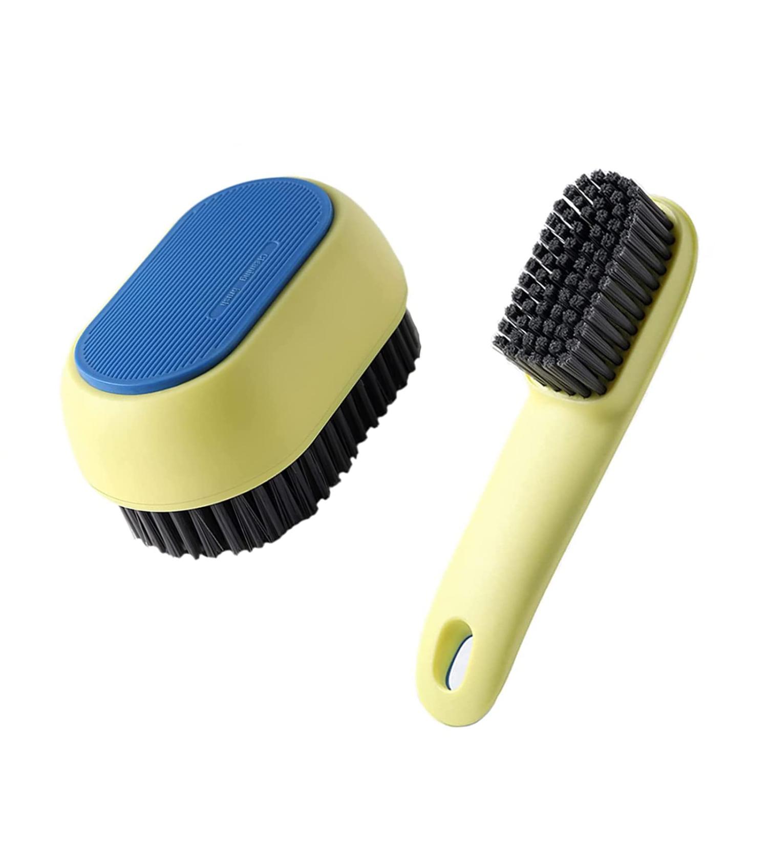 Household Laundry Scrub Brush Brush Soft Bristle Brush for Clothes Shoes Sneaker Portable Soft Plastic Cleaning Washing Brush with Comfortable Grip(2 pcs) - Buy Online on GoSupps.com