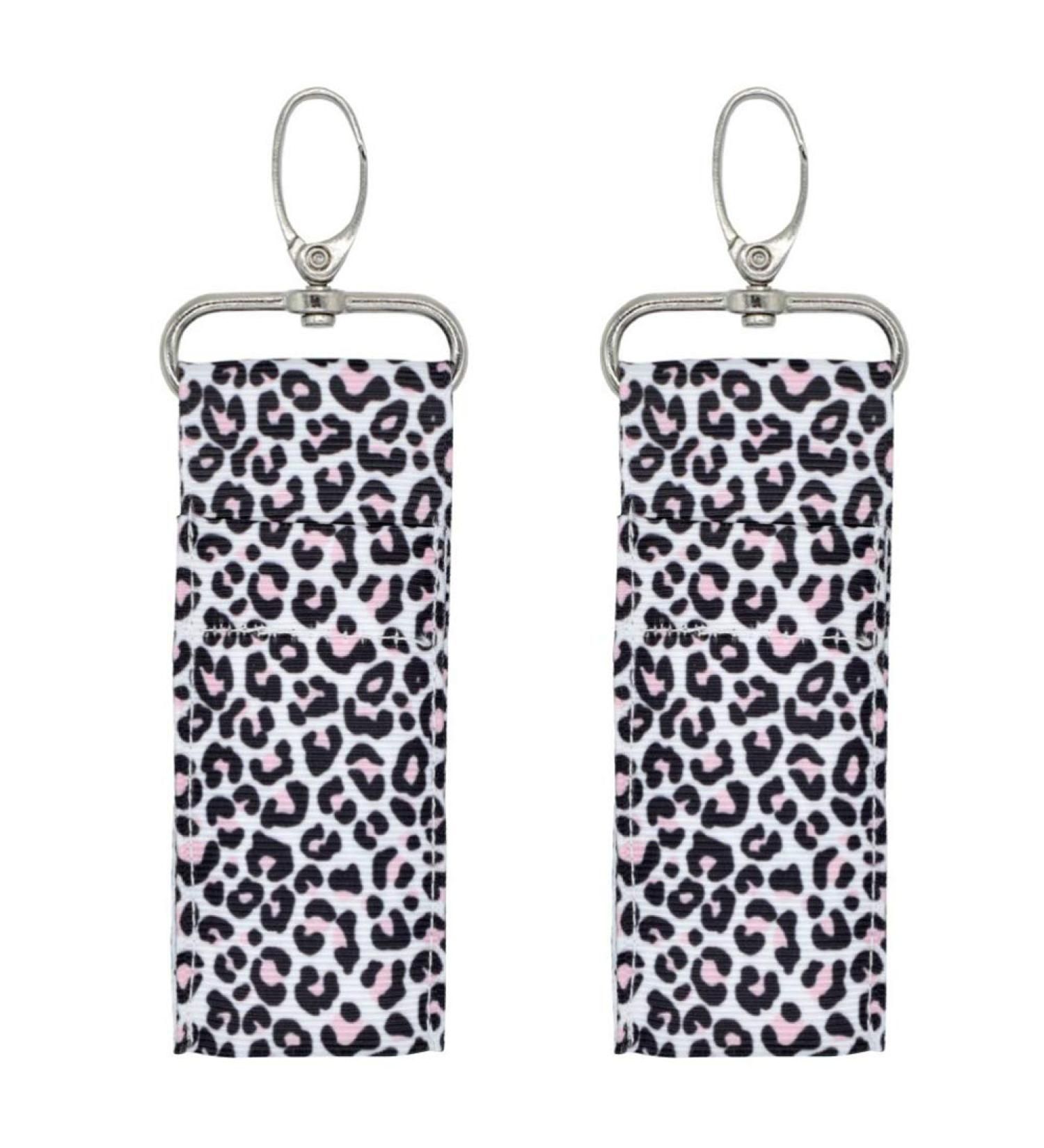 BESPORTBLE 2pcs Leopard Lip Balm Chapstick Pouch Keychain - Lipstick Holder Key Ring Bag Set - Buy Online on GoSupps.com