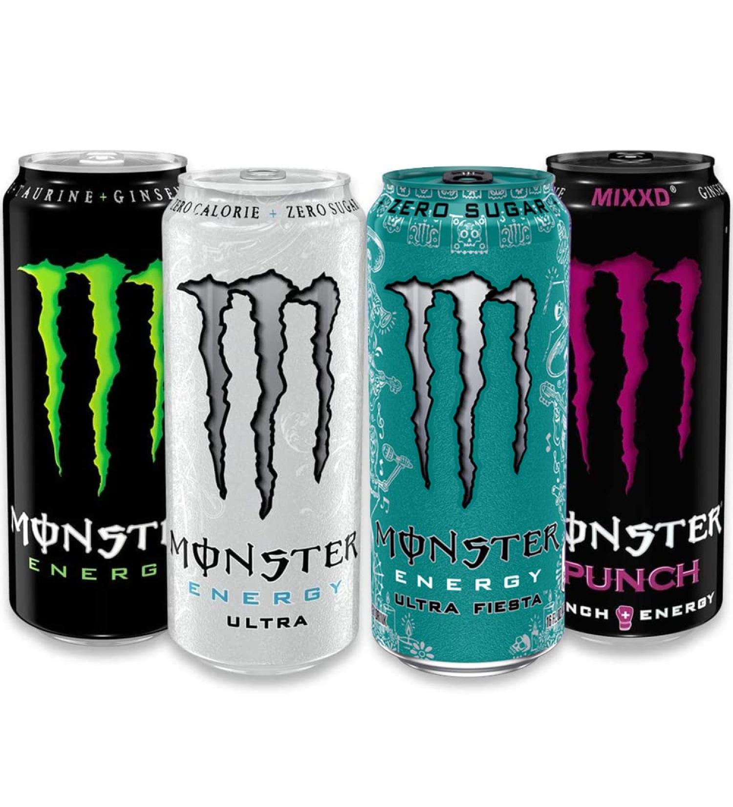  WDS Group Monster Energy Drink 500ml Box of 12 Boxes (Original Ultra Zero Ultra Fiesta Punch) - Buy Online on GoSupps.com