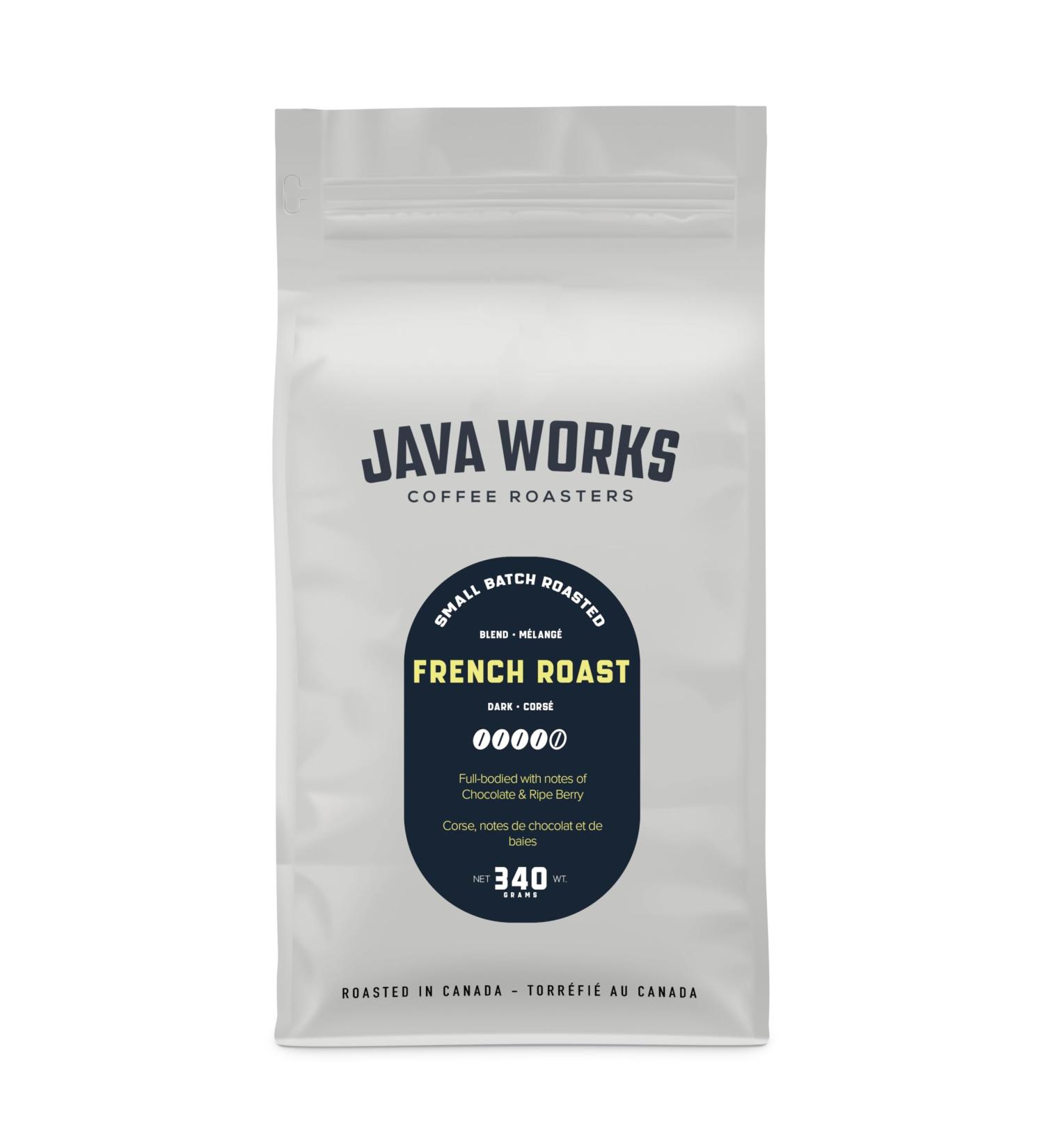 Java Works Coffee - French Roast - 340 g 340 Grams - Buy Online on GoSupps.com