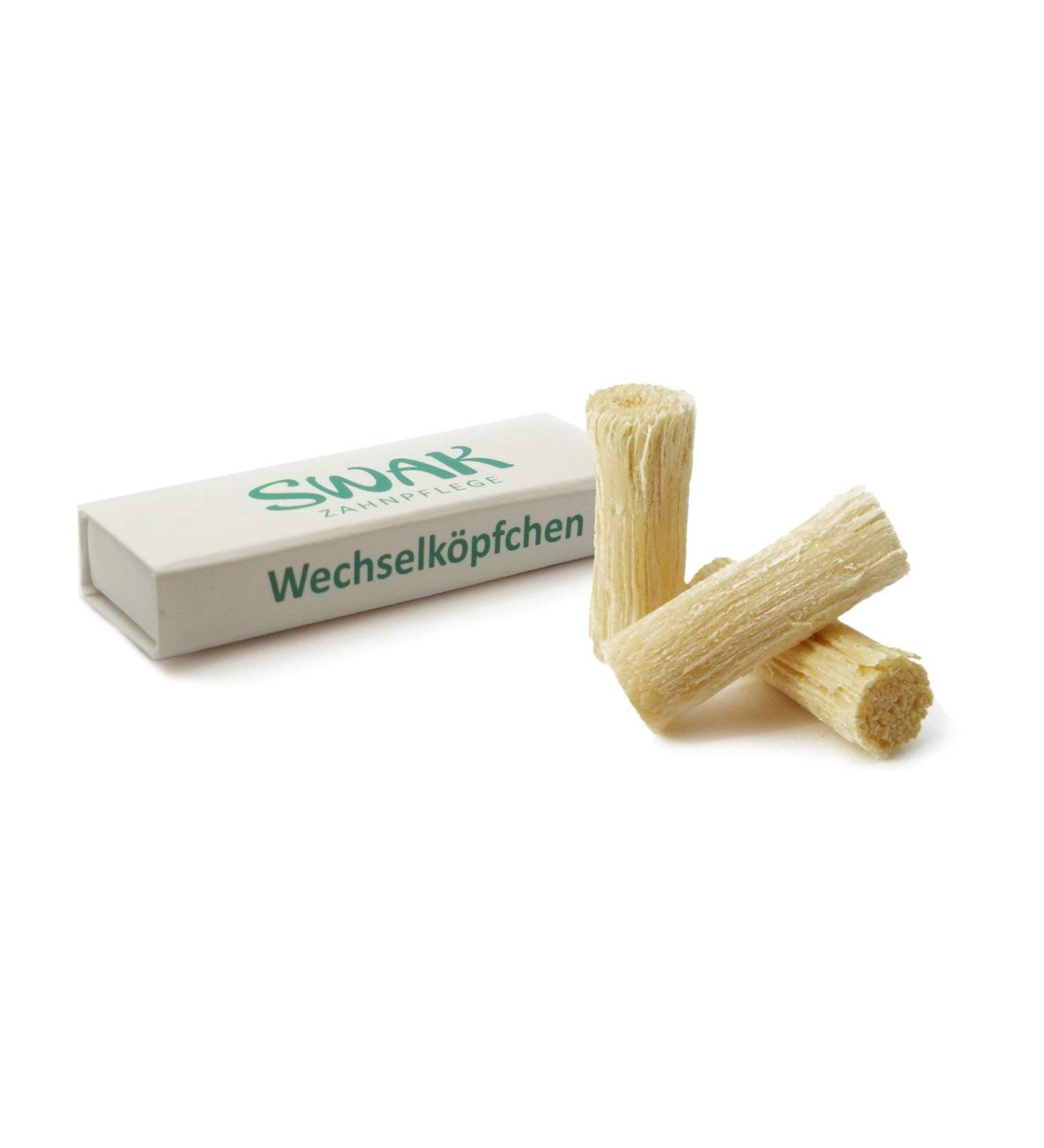 SWAK Miswak Replacement Heads 3-Pack | Organic & Natural Toothbrush Accessories - Buy Online on GoSupps.com