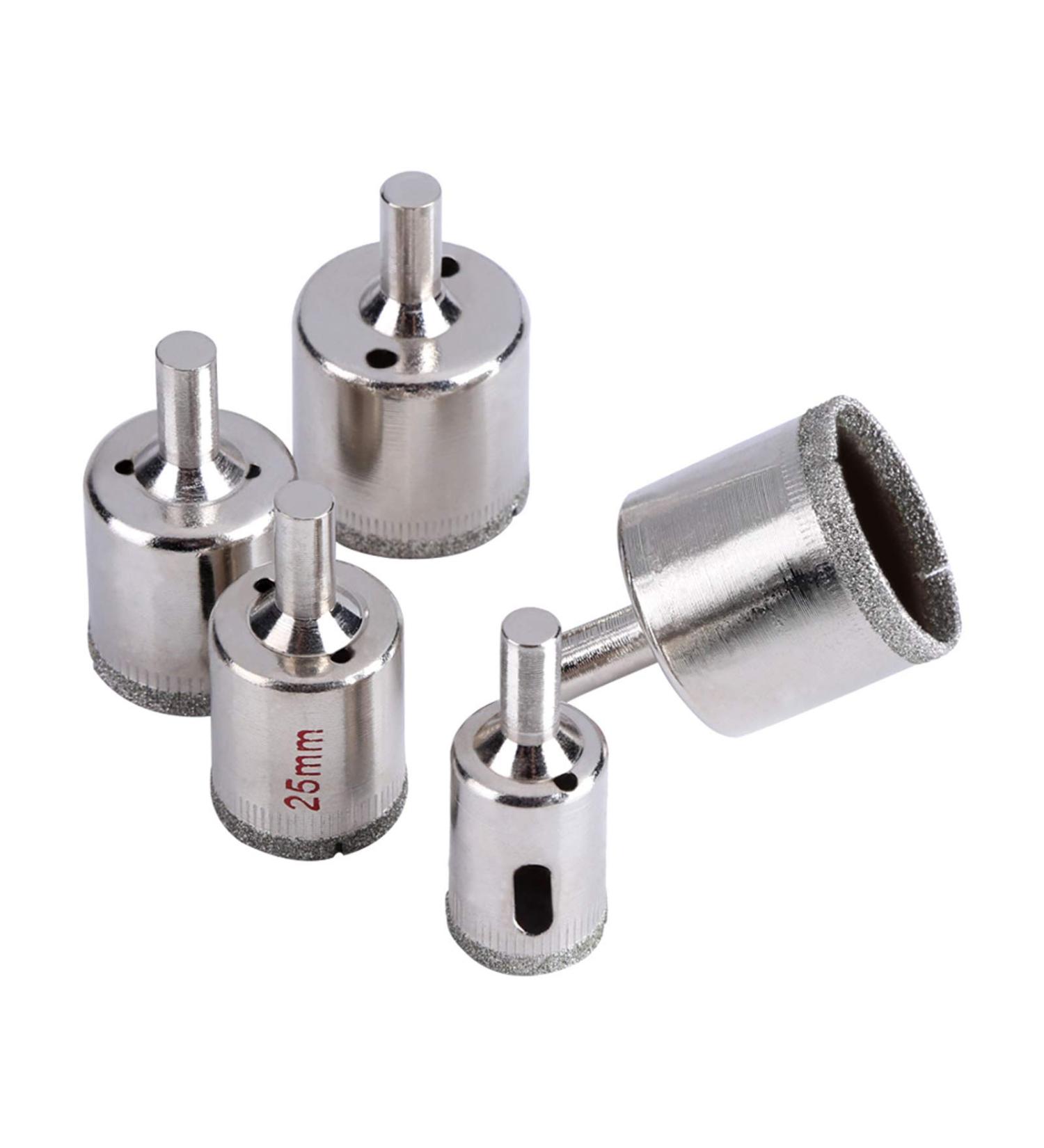 Drill Bits 5Pcs Set Pro Tool for Marble Glass Granite with 60mm Hole Opener - PVC and Marble Saw Sets at Your Service - Buy Online on GoSupps.com