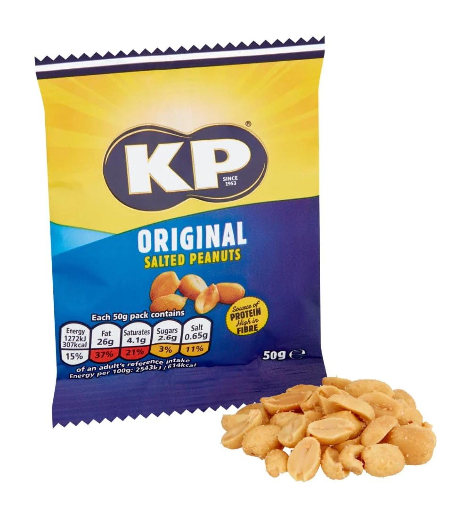 KP Original Salted Peanuts 50g-Food
