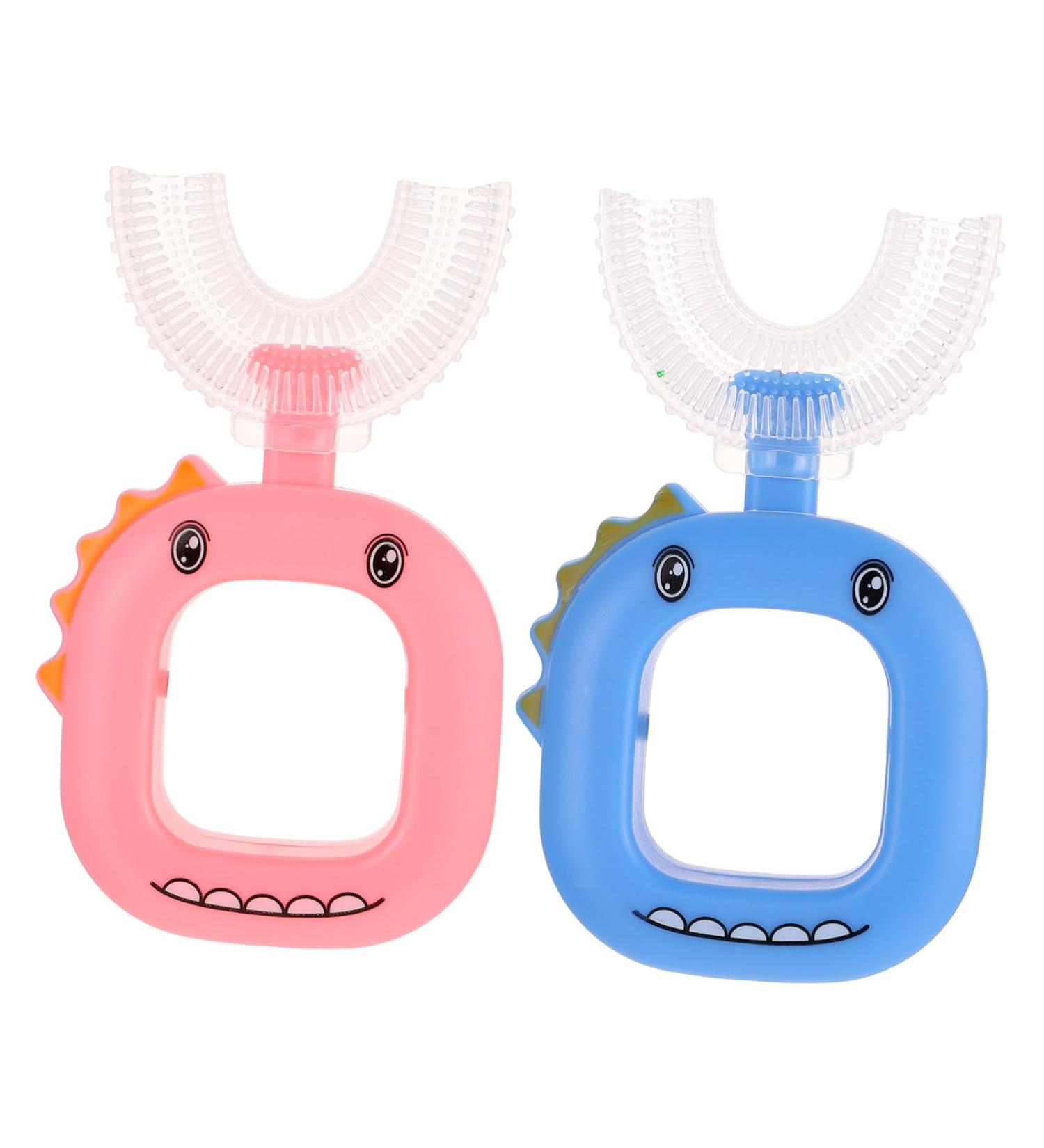 Ipetboom U-Shaped Toothbrush for Kids - 4 Pack Anti-Snoring Cleaning Tools & Accessories - Sweet Manual Baby Toothbrush - Buy Online on GoSupps.com