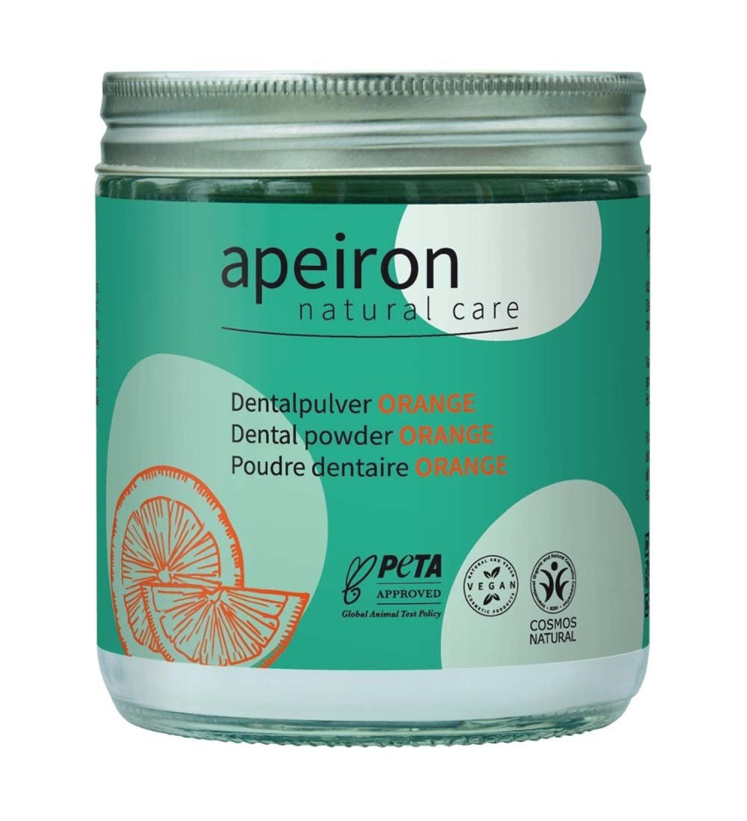 Apeiron Aurom re Dental Powder Orange Refill Jar 200g (1)