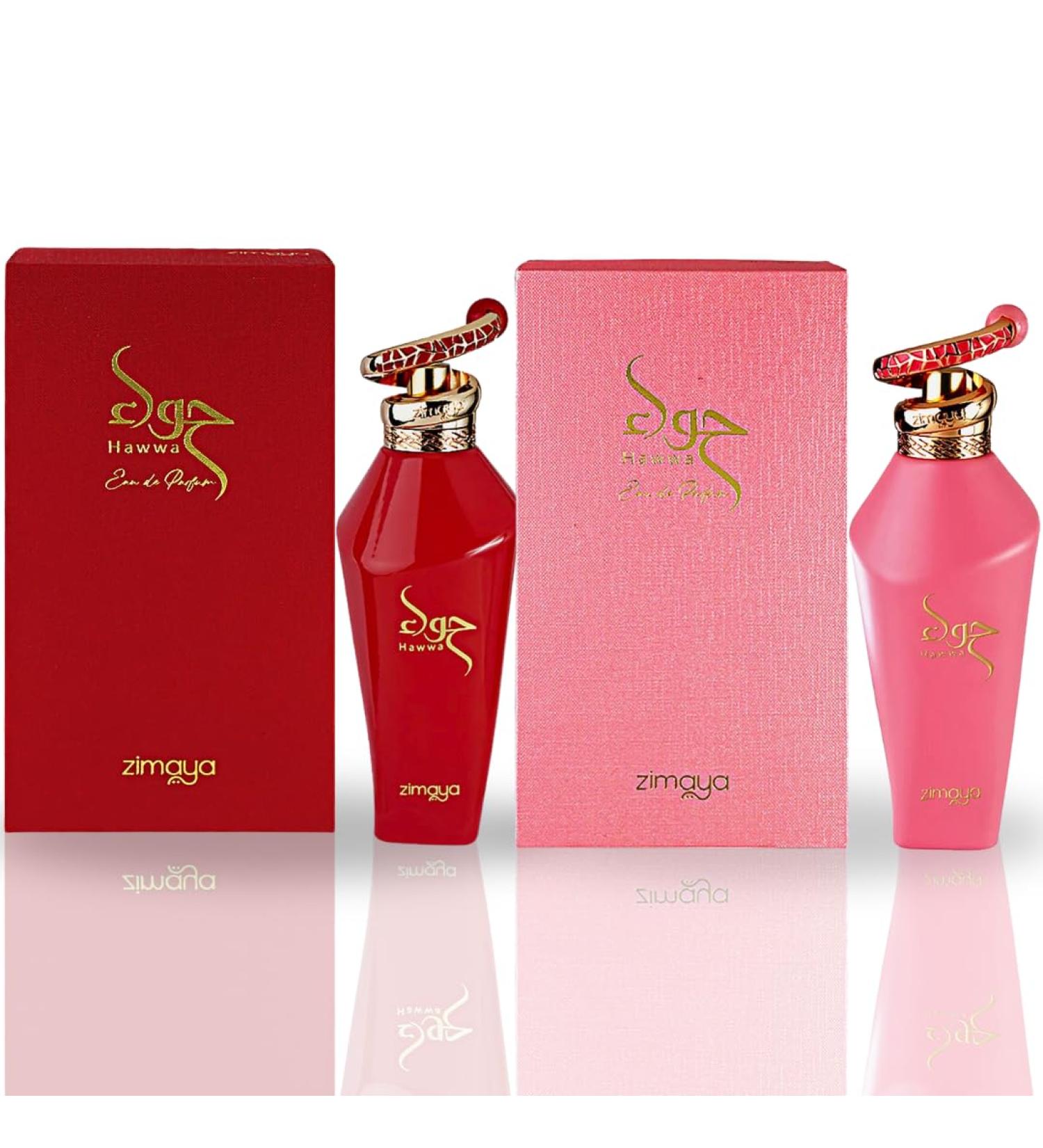 Hawwa Red & Hawwa Pink - EDP Spray 100ML (3.4 OZ) Long Lasting Fresh Floral Bouquet Of Sensation. (Value Pack) 3.4 Fl Oz (Pack of 1) Value Pack - Buy Online on GoSupps.com