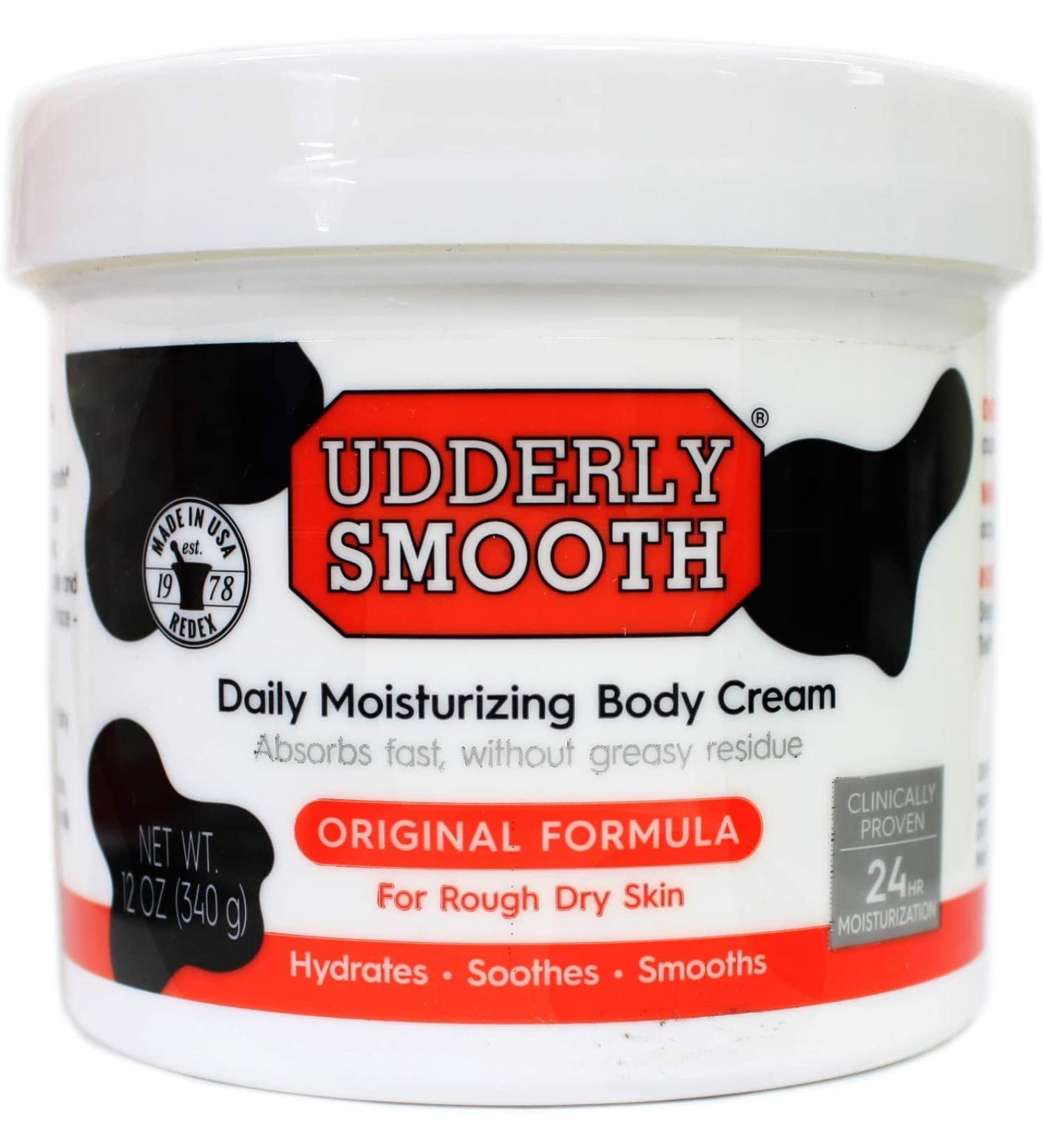 Udderly Smooth Body Cream 12 oz (Pack of 3) - Moisturizing Skin Care Set - Buy Online on GoSupps.com