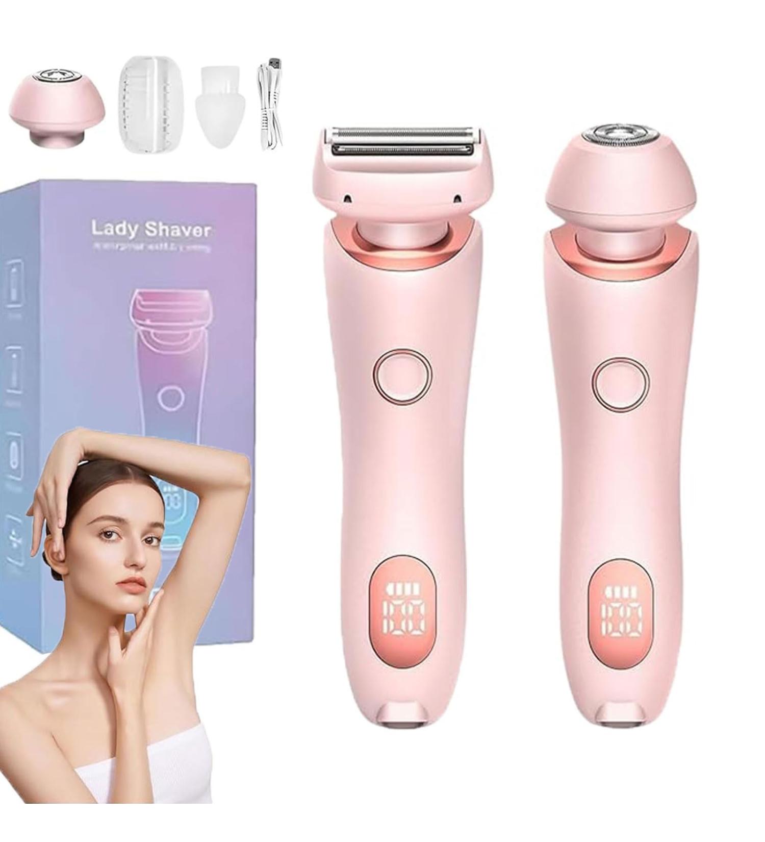 Skineo Shaver Pro Beauty Bloom Skineo Shaver Pro Dusk Razor For Women Bikini Legs Underarm Public Hairs Rechargeable Trimmer With Detachable Head Cordless Wet Dry Use (Pink) - Buy Online on GoSupps.com