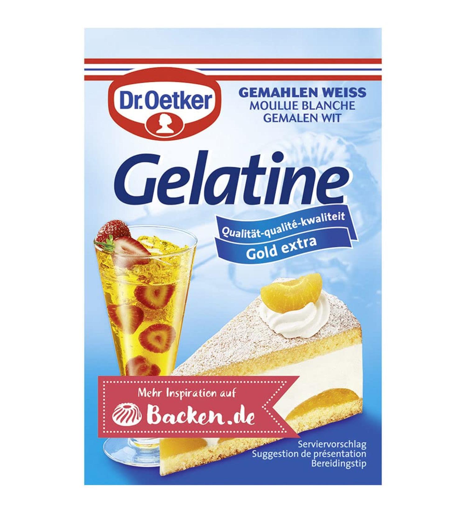 Dr Oetker White Gelatine Powder 3x9g Pack - Premium Quality for Perfect Cooking Results - Buy Online on GoSupps.com