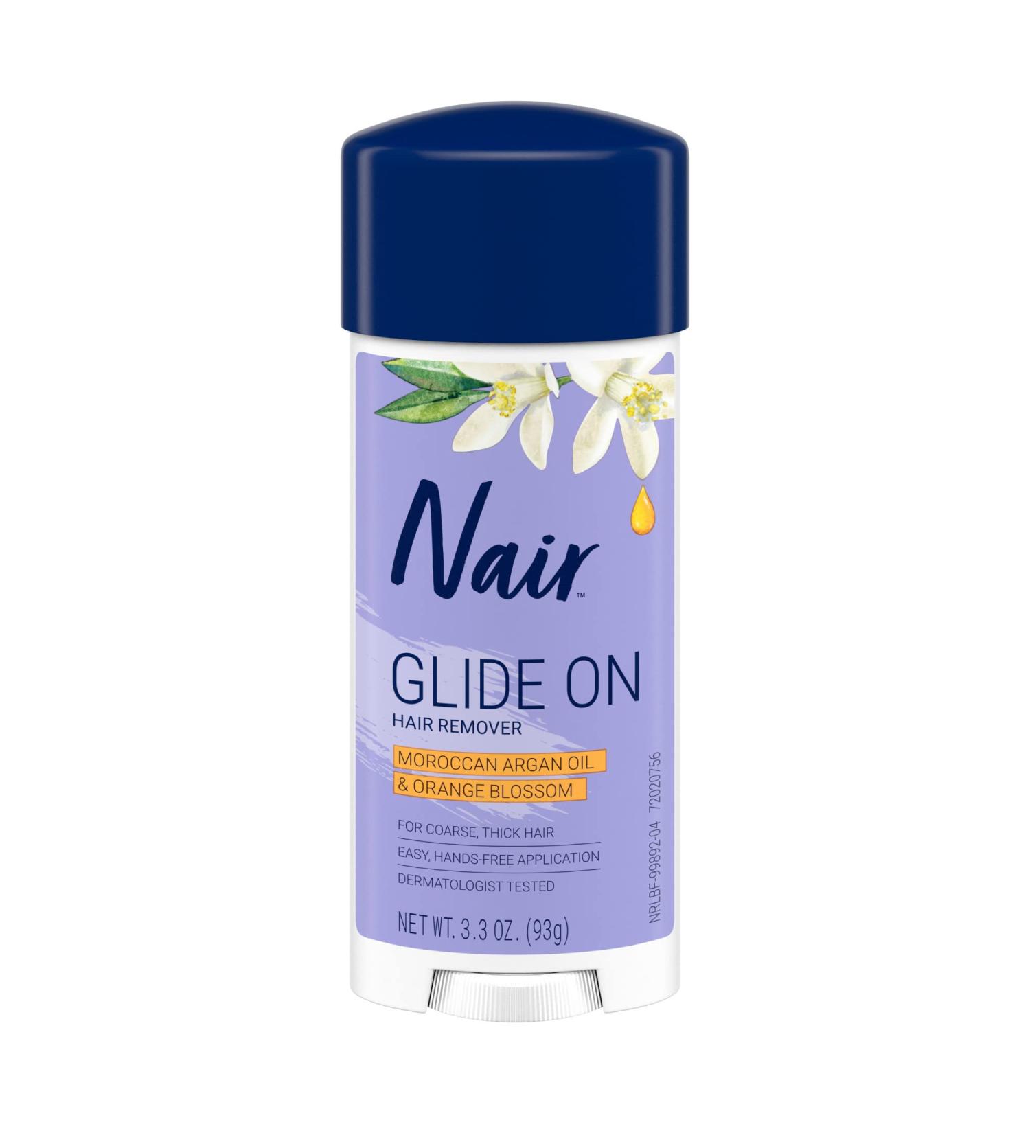 Nair Hair Remover Glides Away Cream 3.3 oz - Smooth Hair Removal (Pack of 1) - Buy Online on GoSupps.com