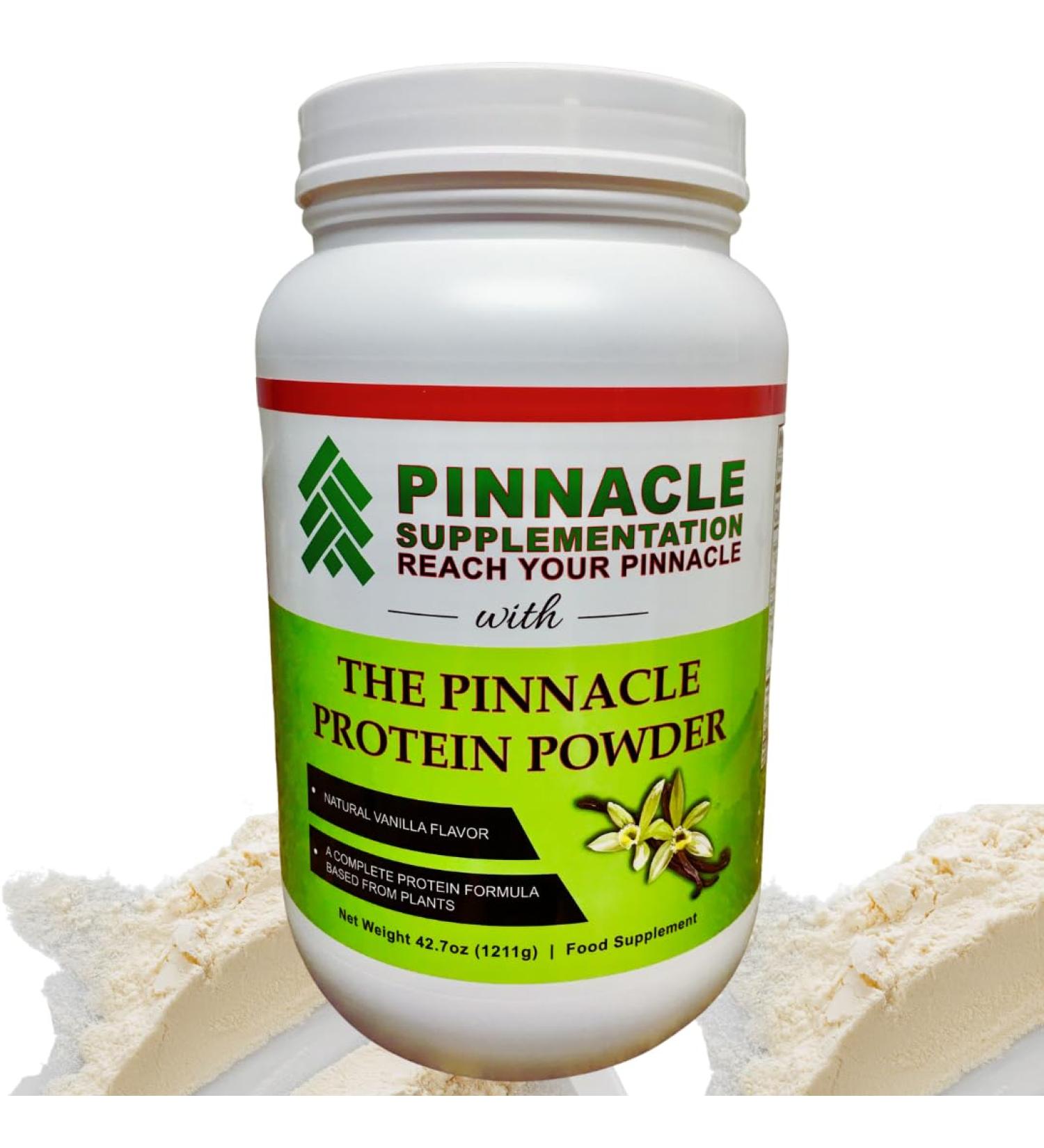 Pinnacle Vegan Vanilla Plant Protein Powder 31g Pea & Rice Protein Keto Low Carb Sugar Free Gluten Free Lactose Free Dairy Free Protein Powder Without Artificial Sweeteners 30 Servings - Buy Online on GoSupps.com
