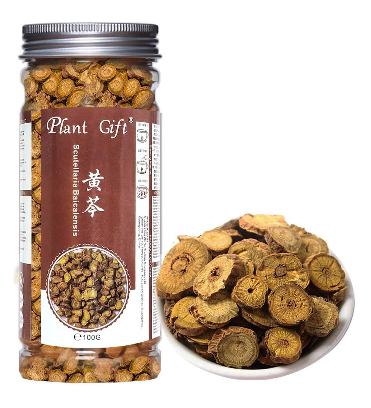 Plant Gift Chinese Skullcap Herb Tea Organic Herbal Medicine Huangqin/Scutellaria Baicalensis Herb Bulk Pure And Medicinal Grade Chinese Herb 100G - Buy Online on GoSupps.com