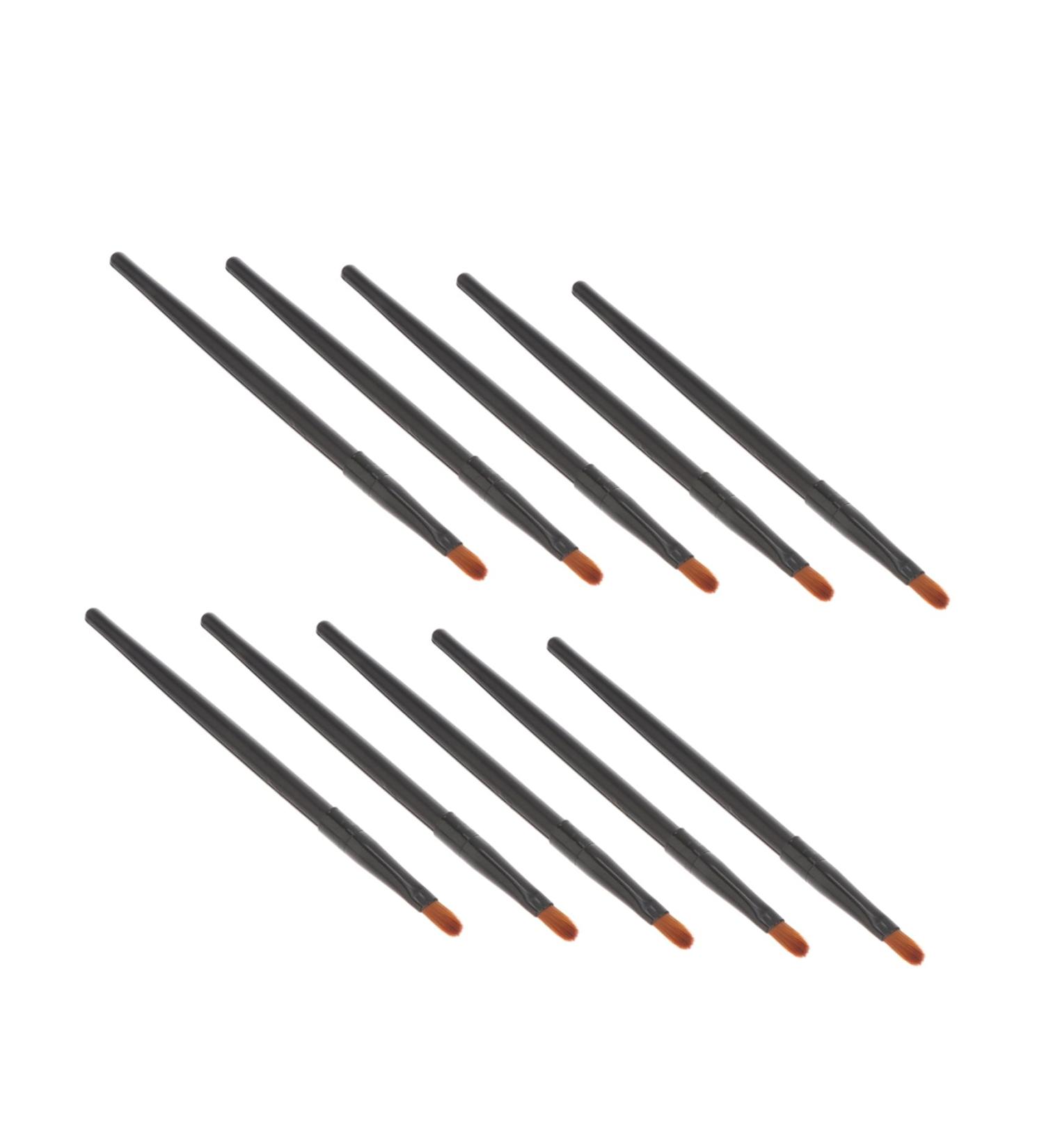 DRESSOOS 10pcs Nose Shadow Brush Eyeshadow Eye Beauty Brush Cosmetics Brush Creative Eye Brush Wooden Handle - Buy Online on GoSupps.com