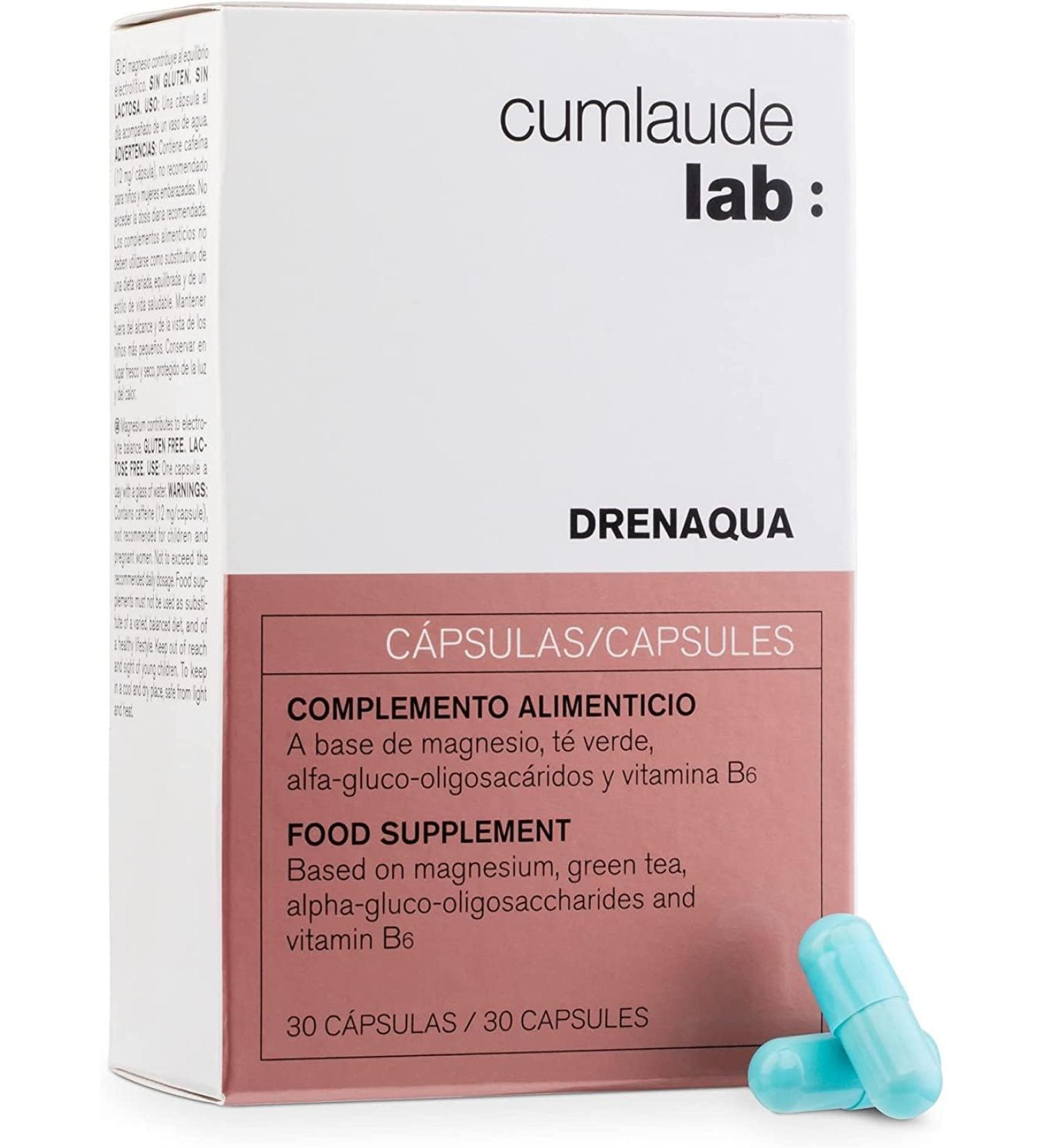 Cumlaude Drenaqua Capsules: Probiotics & Prebiotics - 30 Units - Buy Online on GoSupps.com