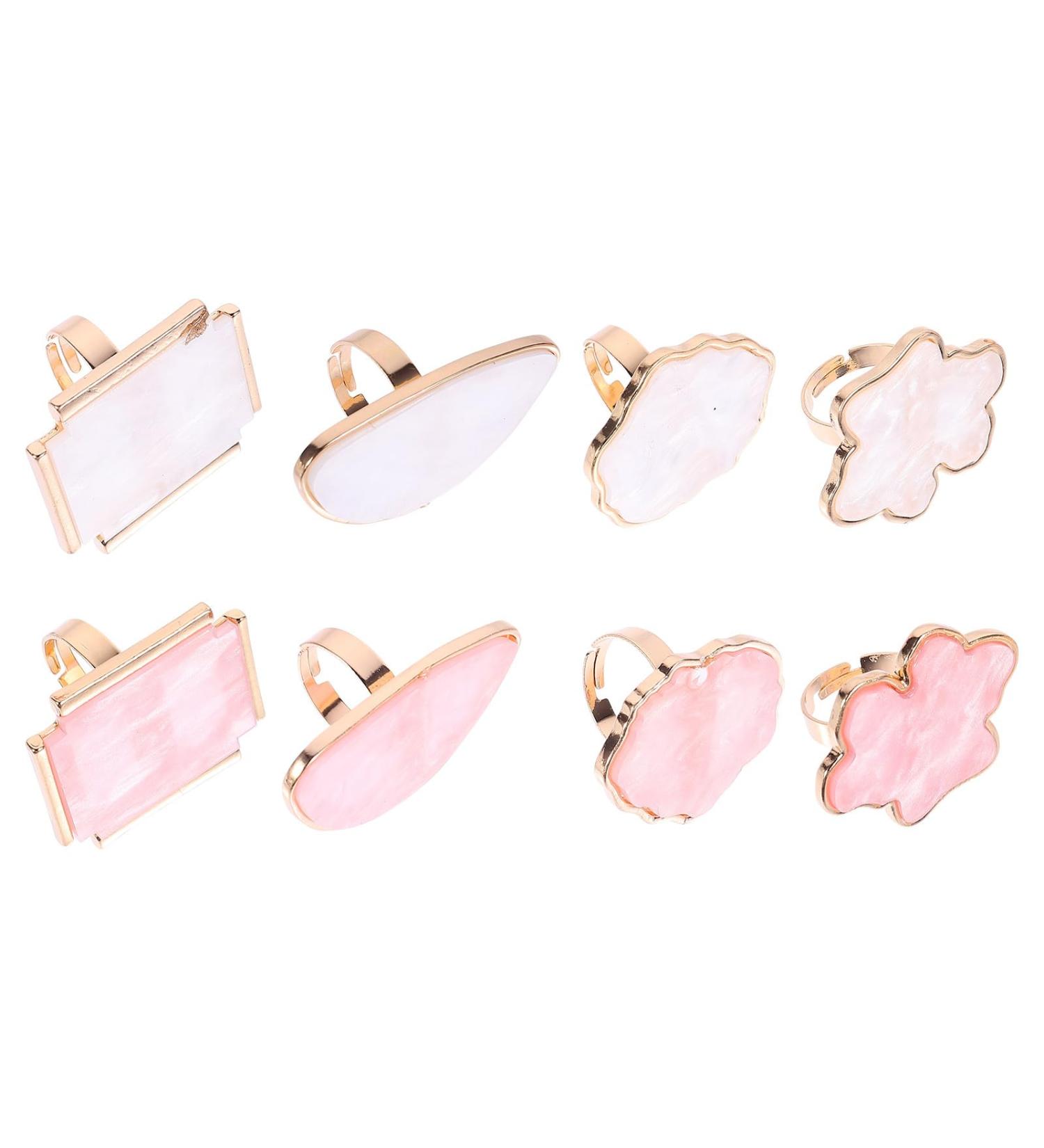 SEWACC Palette M langeur Nail Art 8 Pi ces Taille Moyenne R sine Imitation Coquillage pour Manucure Professionnel Pr sentation Couleurs Accessoires Maquillage Salon - Buy Online on GoSupps.com