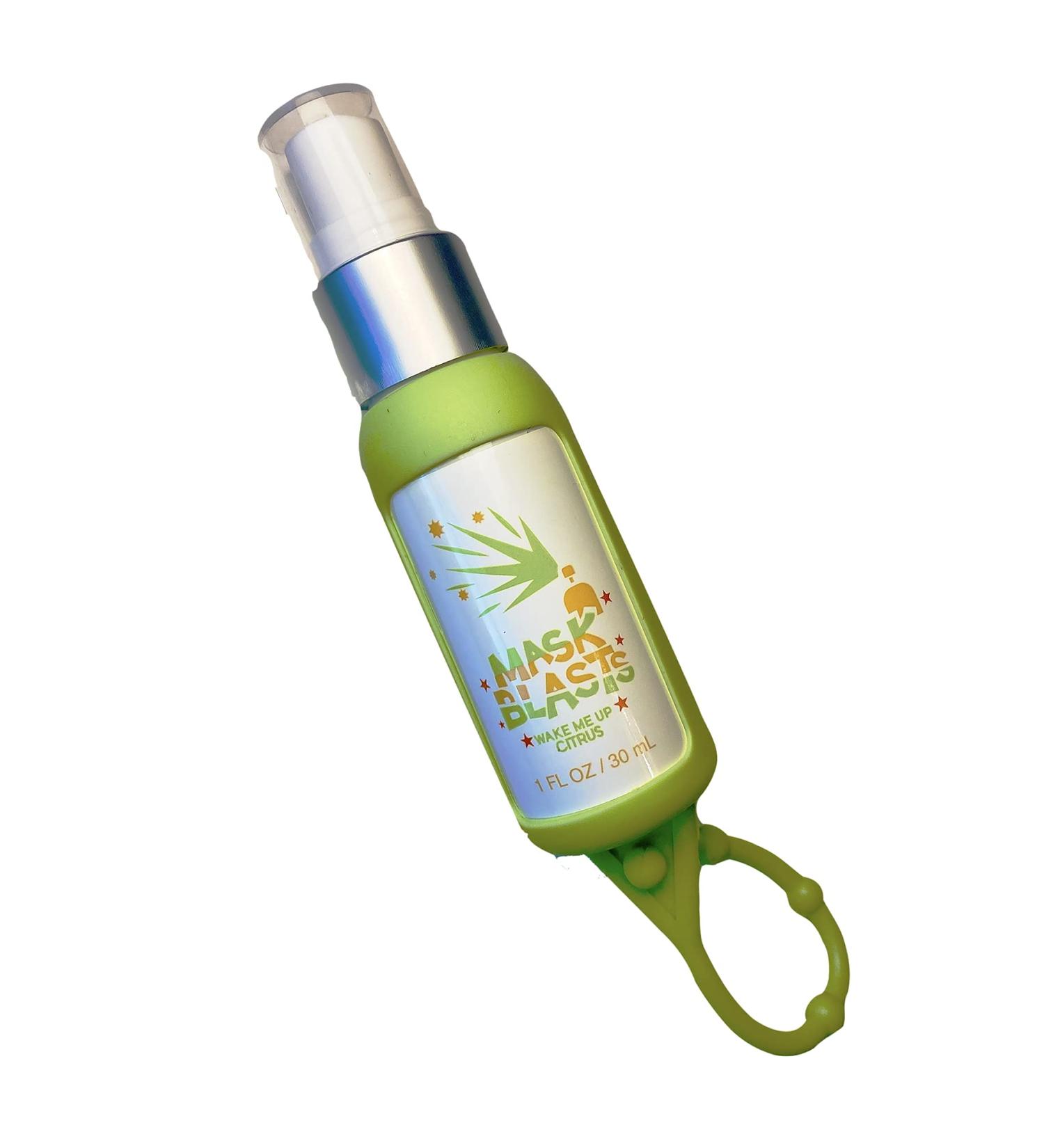 Mask Blasts Face Mask Refresher Spray & Deodorizer with Pure Essential Oil Blends - Wake Me Up (Citrus Scent)