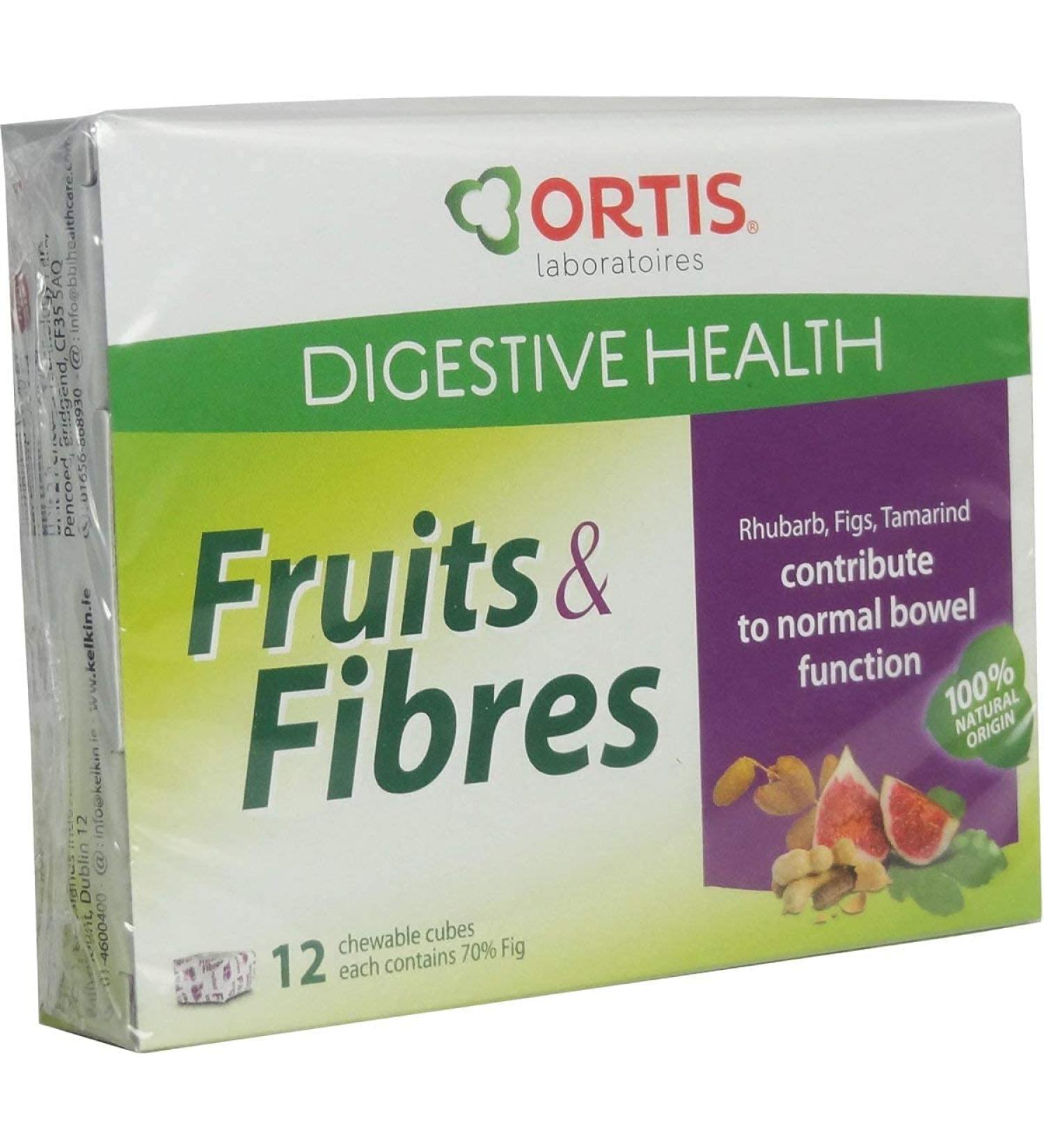 Ortis Easy Fruits & Fibre 12 Cubes by Ortis 12 Count (Pack of 1)