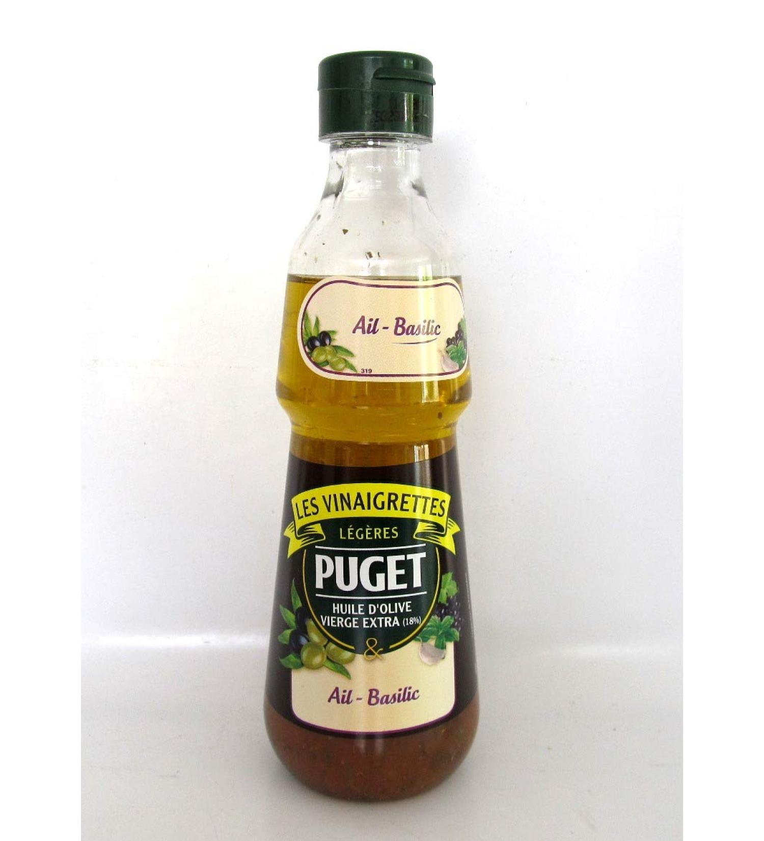  Puget PUGET Vinaigrette Salad sauce with olive oil vinegar garlic and basil 330ml - Buy Online on GoSupps.com
