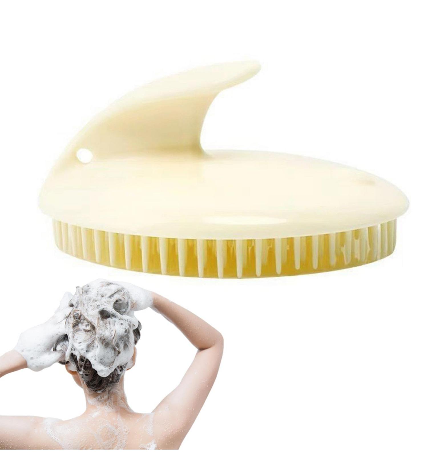 Scalp Massage Brush for Men & Women | Portable Shampoo Brush for All Hair Types - Soft Teeth for Wet & Dry Use - Buy Online on GoSupps.com
