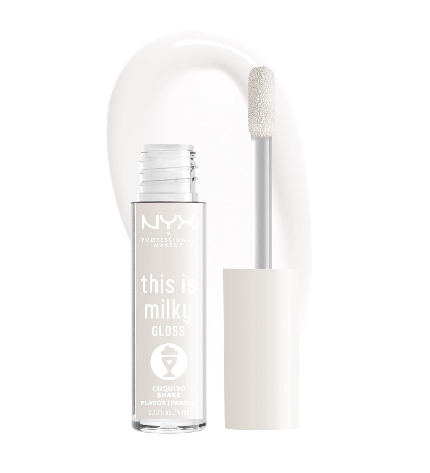 NYX This Is Milky Gloss Lip Gloss - Coquito Shake | 12-Hour Hydration | Vegan and Scented - Buy Online on GoSupps.com