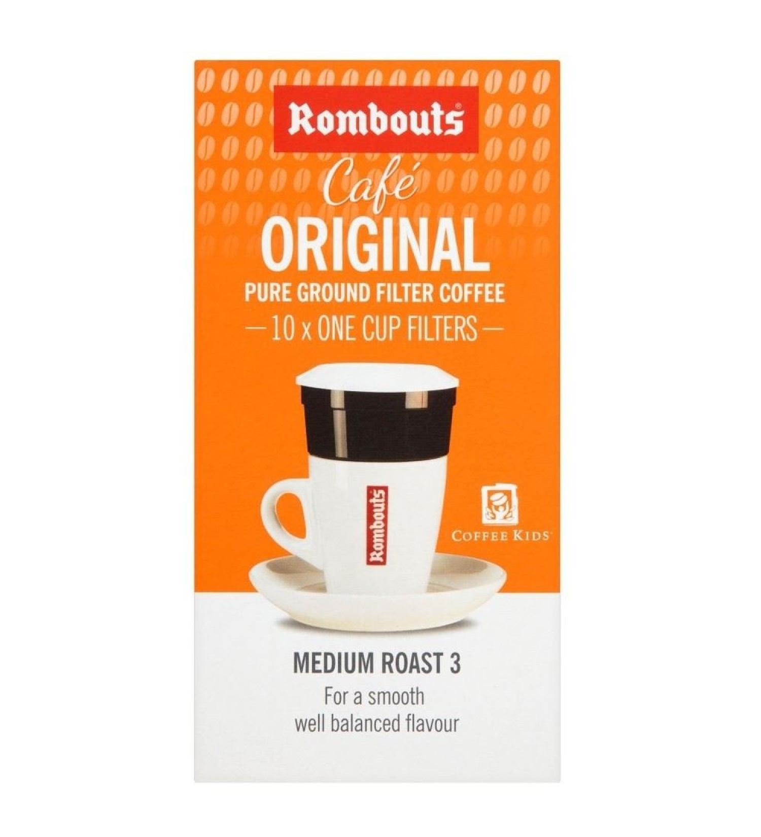 Rombouts originales caf s de filtre individuel (10) - Paquet de 2