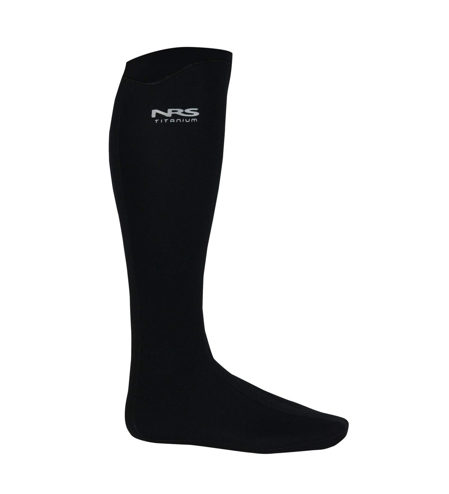 NRS Neoprene Boundary Socks with HydroCuff Black Medium - Buy Online on GoSupps.com